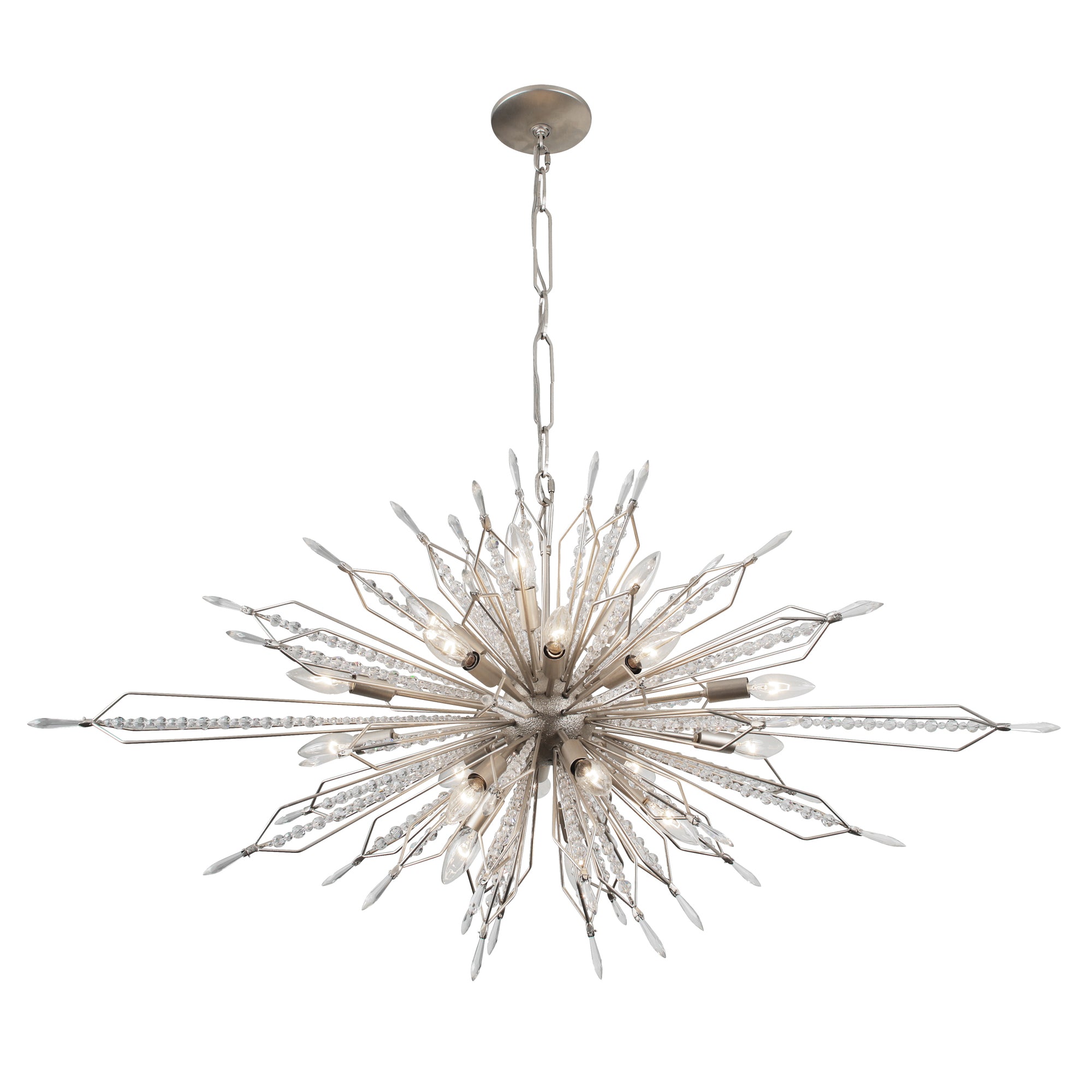 Orbital 20-Light Oval Linear Pendant