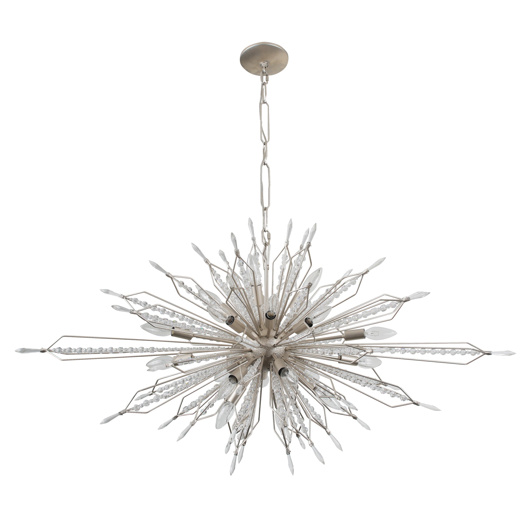 Orbital 20-Light Oval Linear Pendant