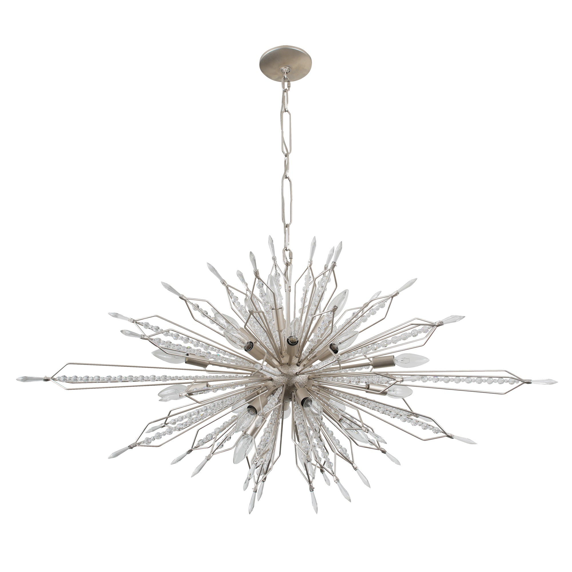 Orbital 20Light Oval Linear Pendant - Gold Dust