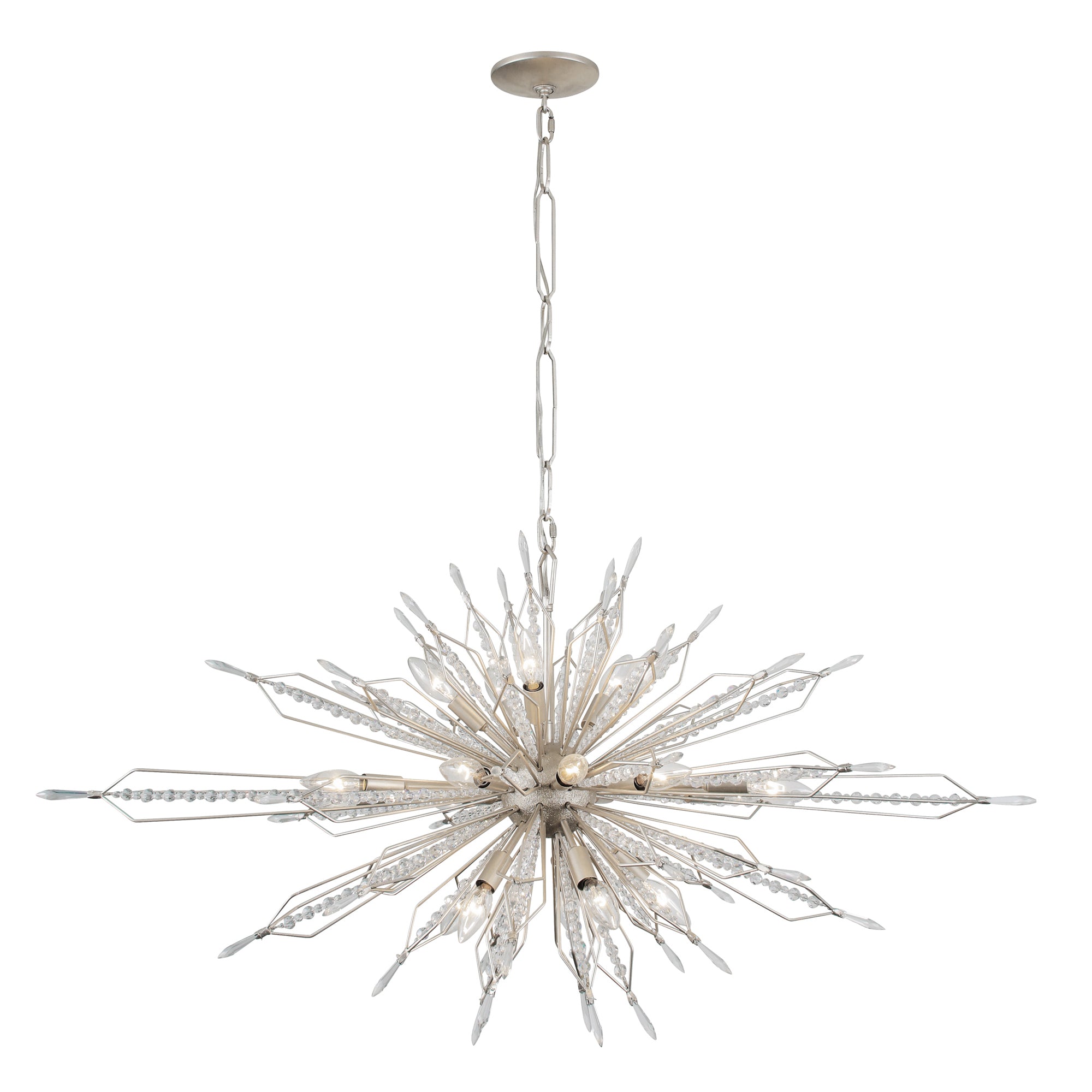 Orbital 20Light Oval Linear Pendant - Gold Dust