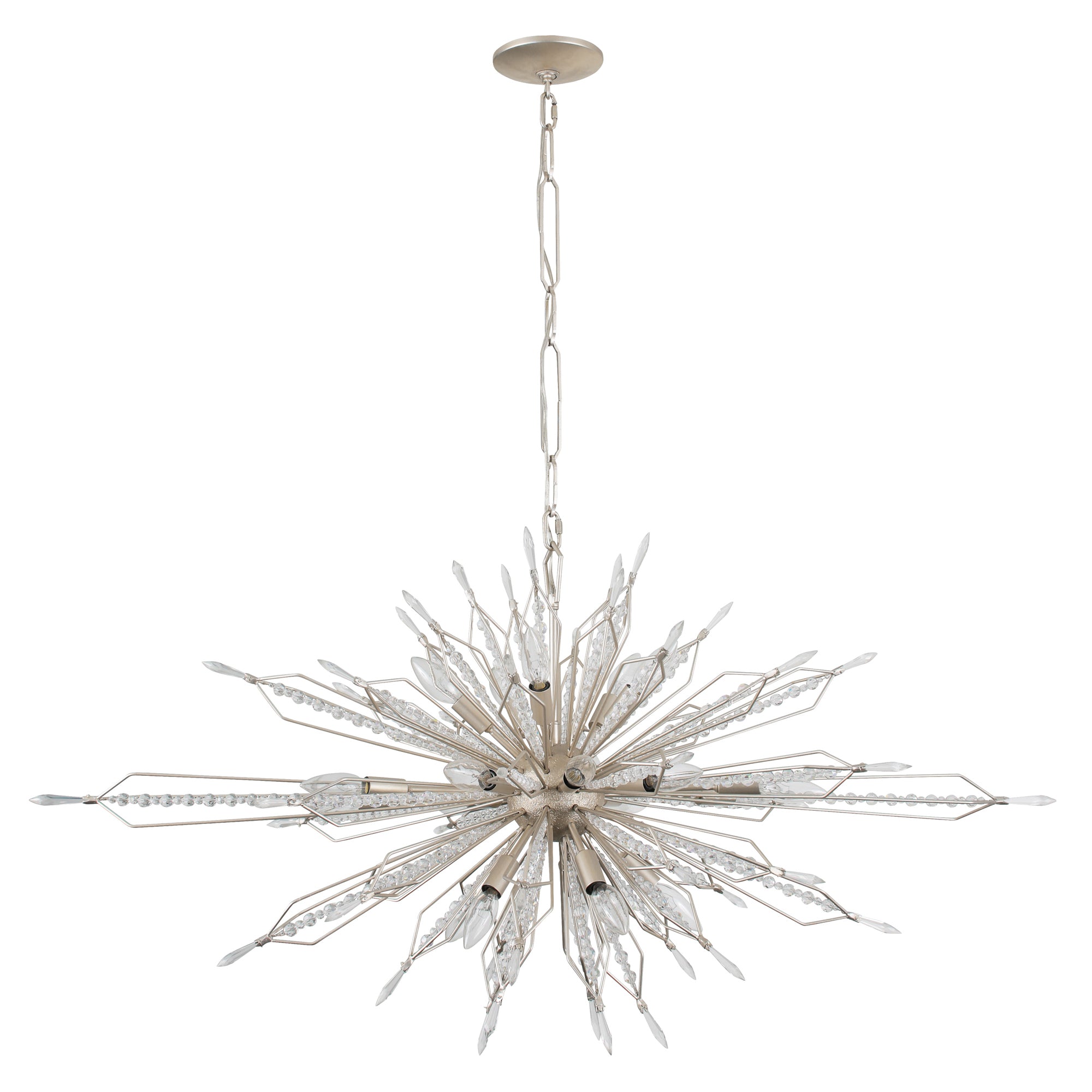 Orbital 20Light Oval Linear Pendant - Gold Dust
