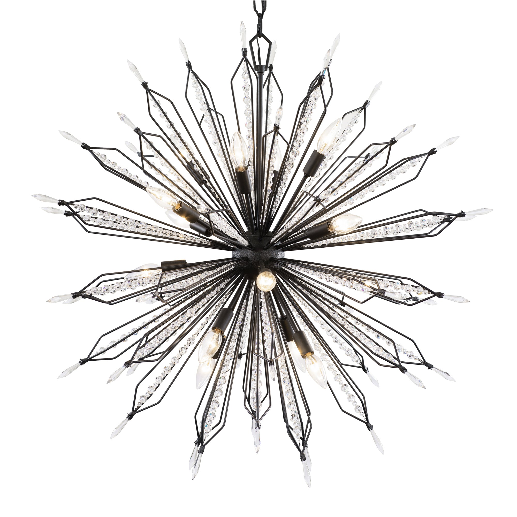 Orbital Large 16 Light Pendant - Carbon