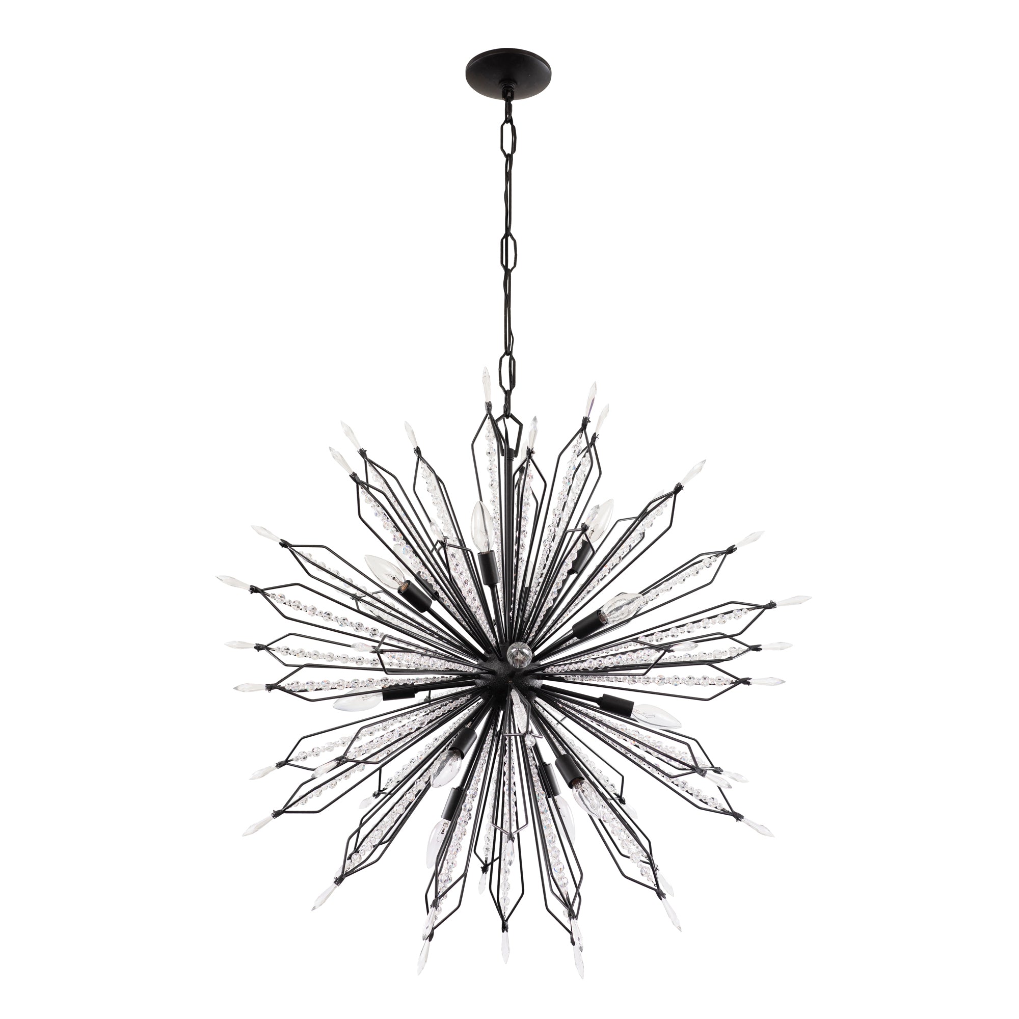 Orbital Large 16 Light Pendant - Carbon