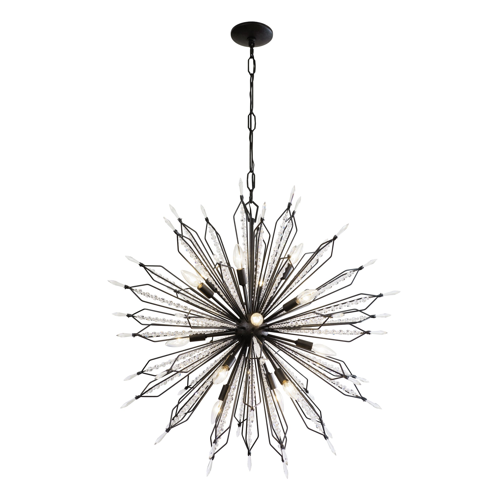 Orbital Large 16 Light Pendant - Carbon