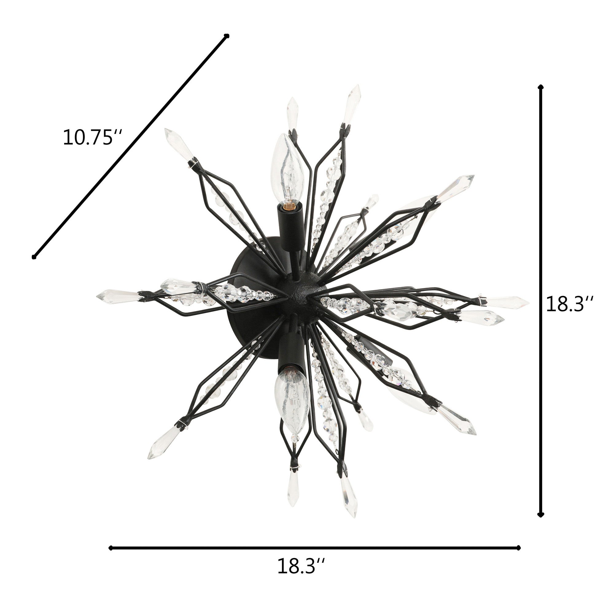 Orbital Semi-Flush - Carbon