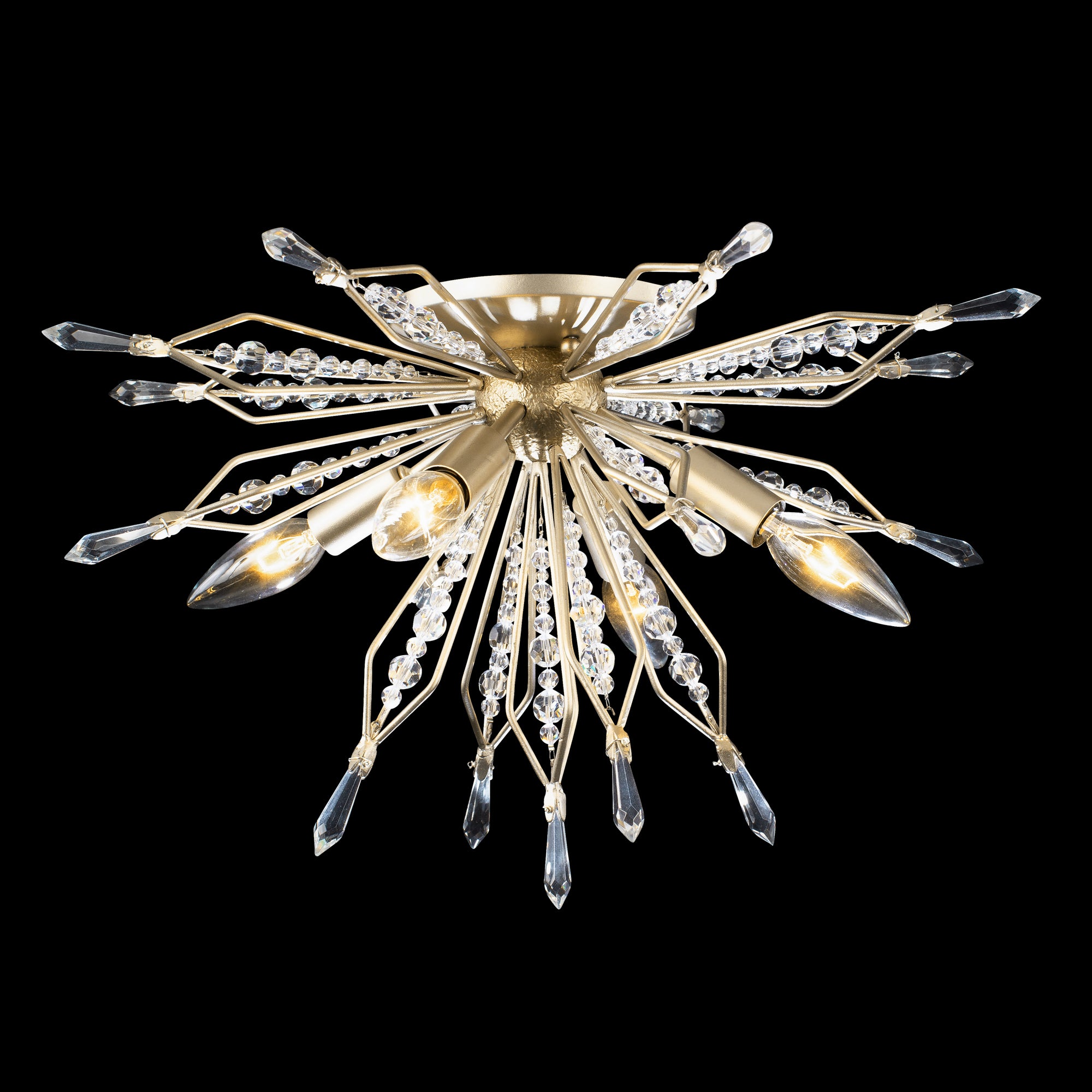 Orbital Semi-Flush - Gold Dust