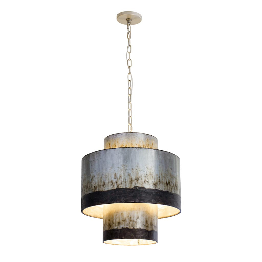 Cannery 323F04OG 4-Light Pendant Light - Ombre Galvanized