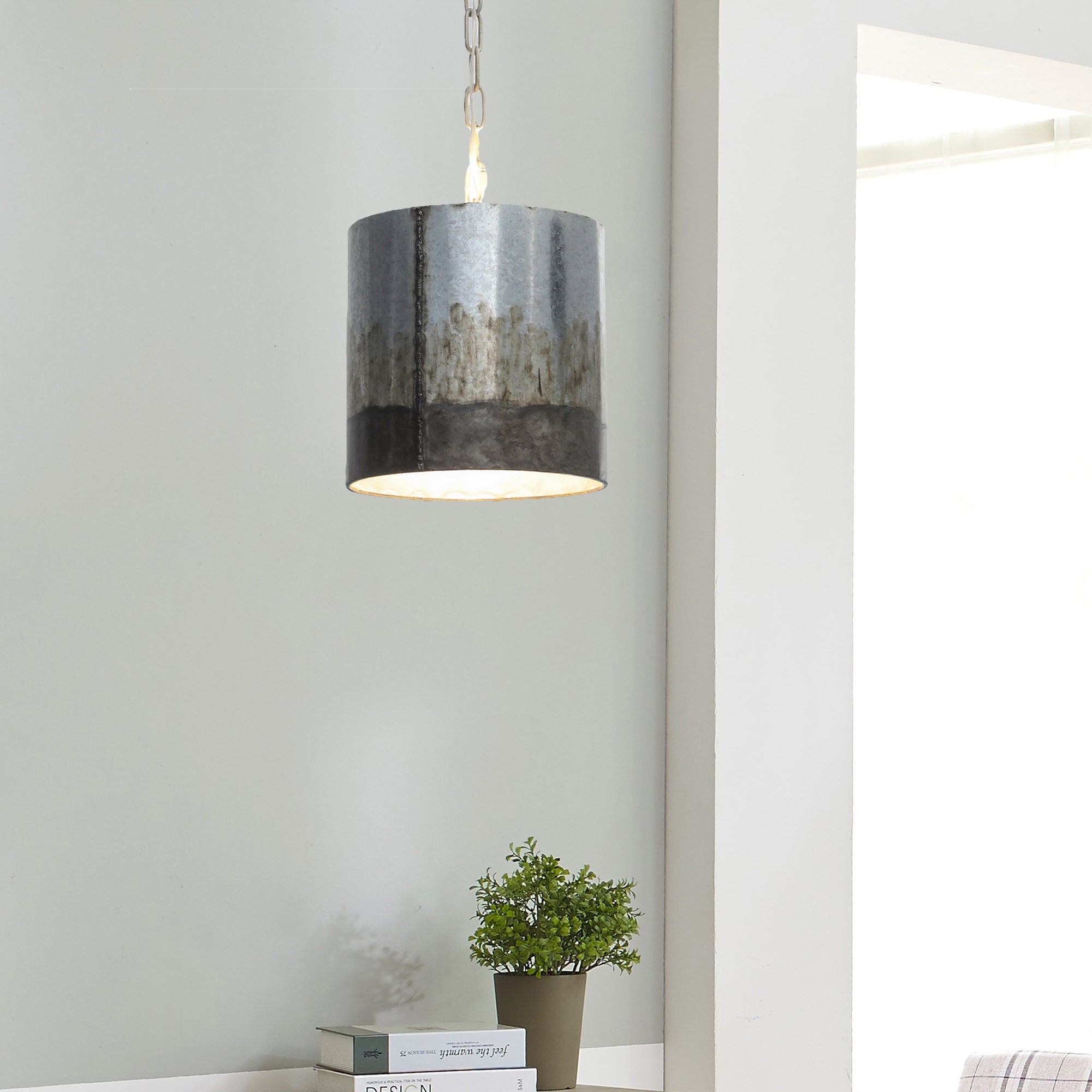 Cannery Mini Pendant - Ombre Galvanized