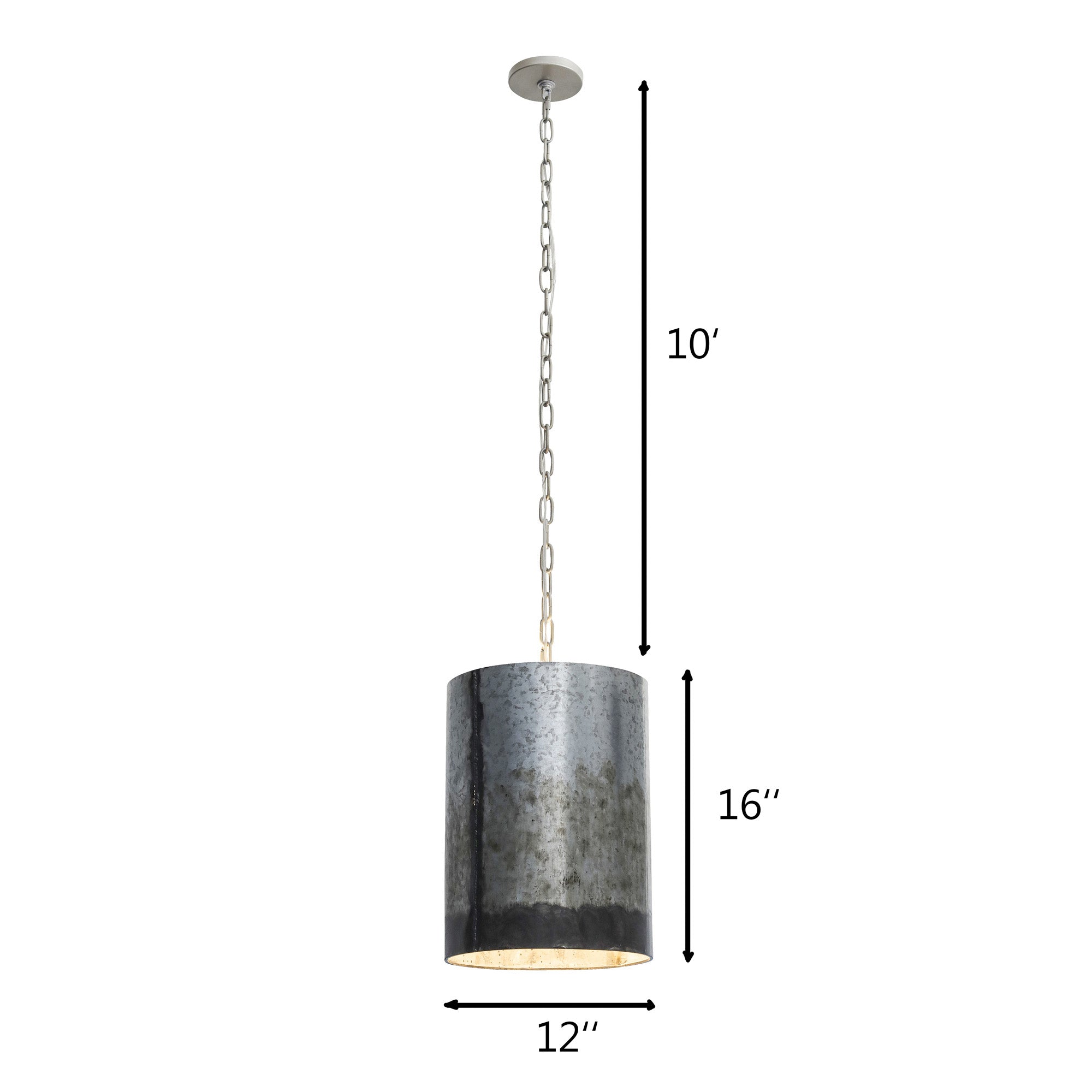 Cannery Pendant - Ombre Galvanized