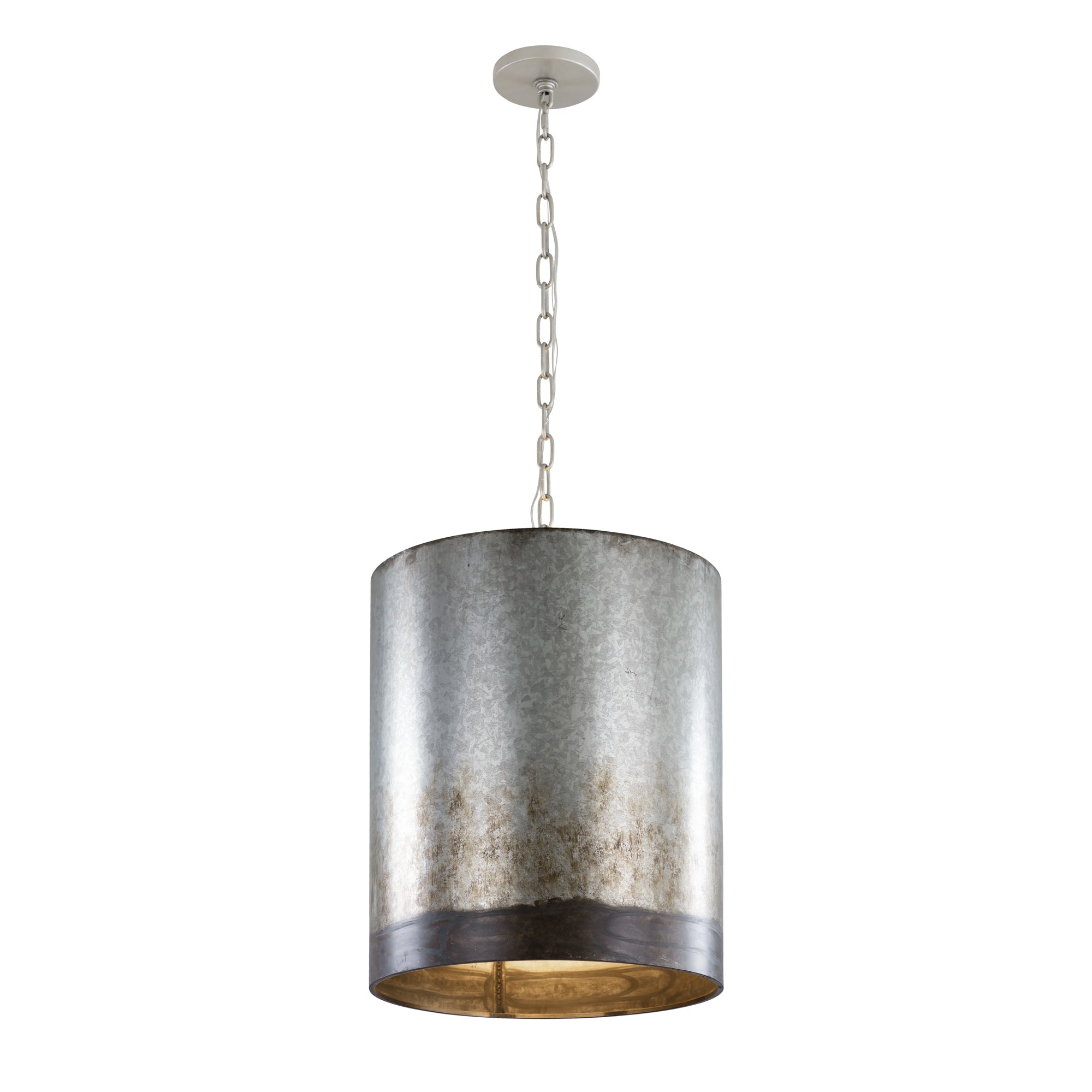 Cannery 3 Light Pendant - Ombre Galvanized