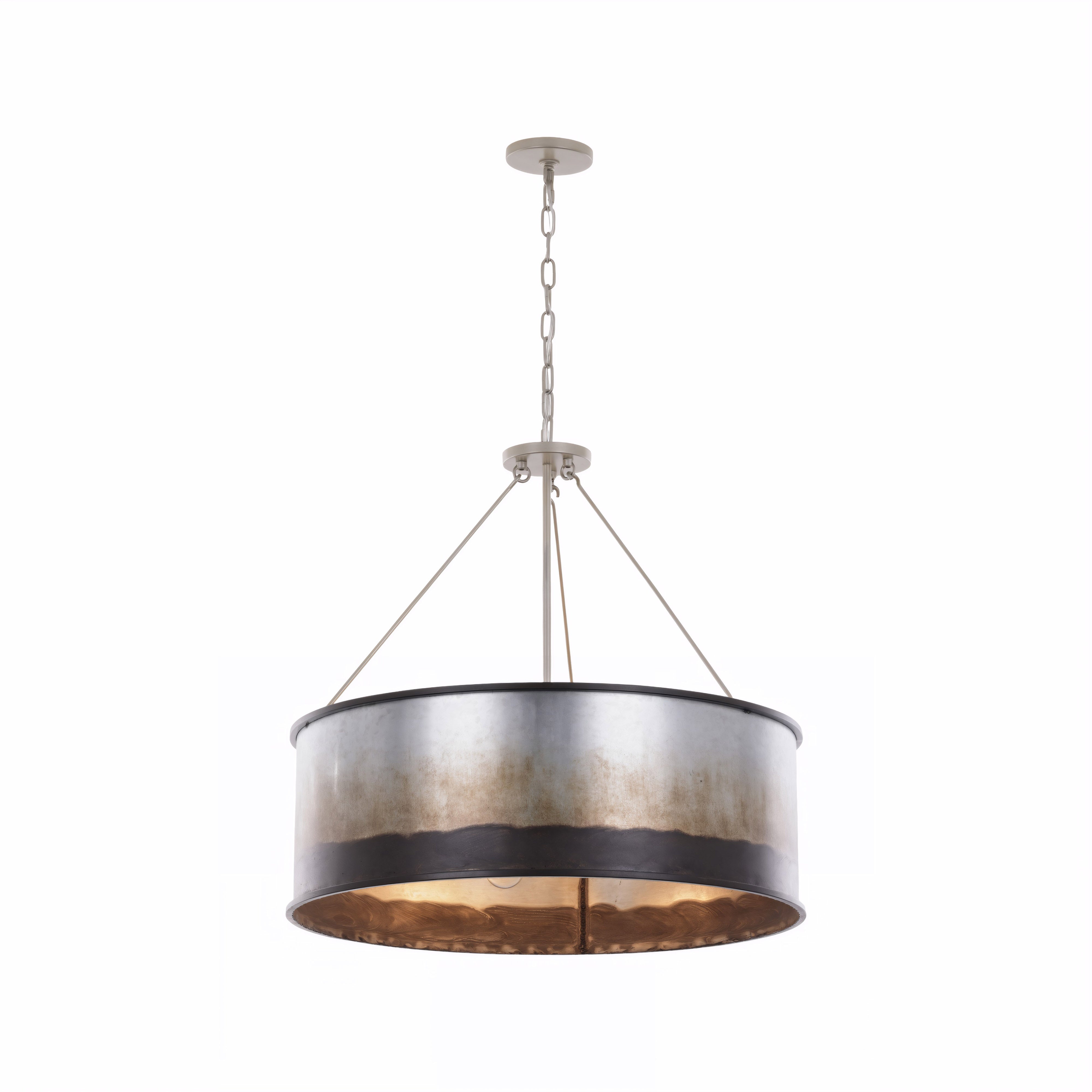 Cannery 5 Light Pendant - Ombre Galvanized