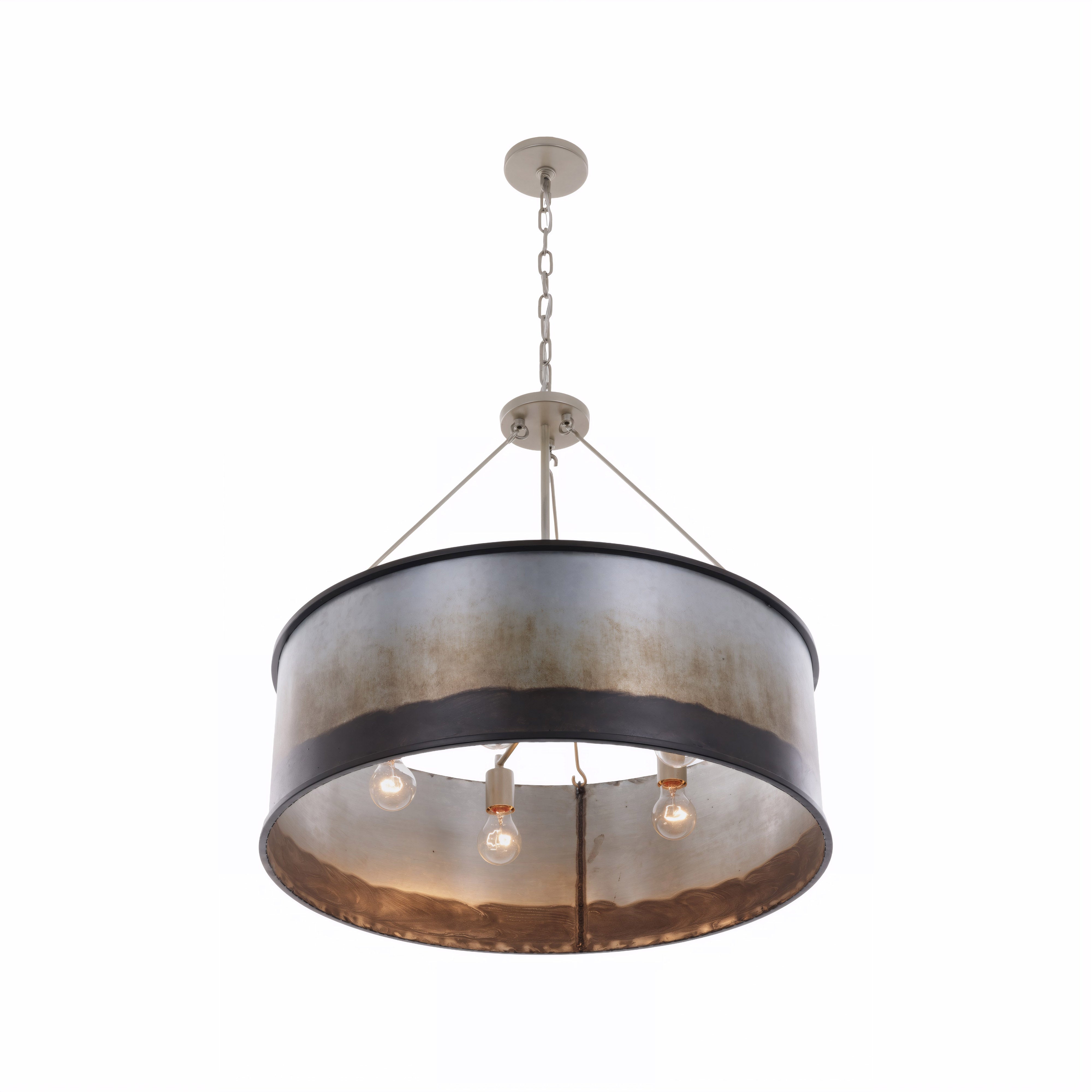 Cannery 5 Light Pendant - Ombre Galvanized