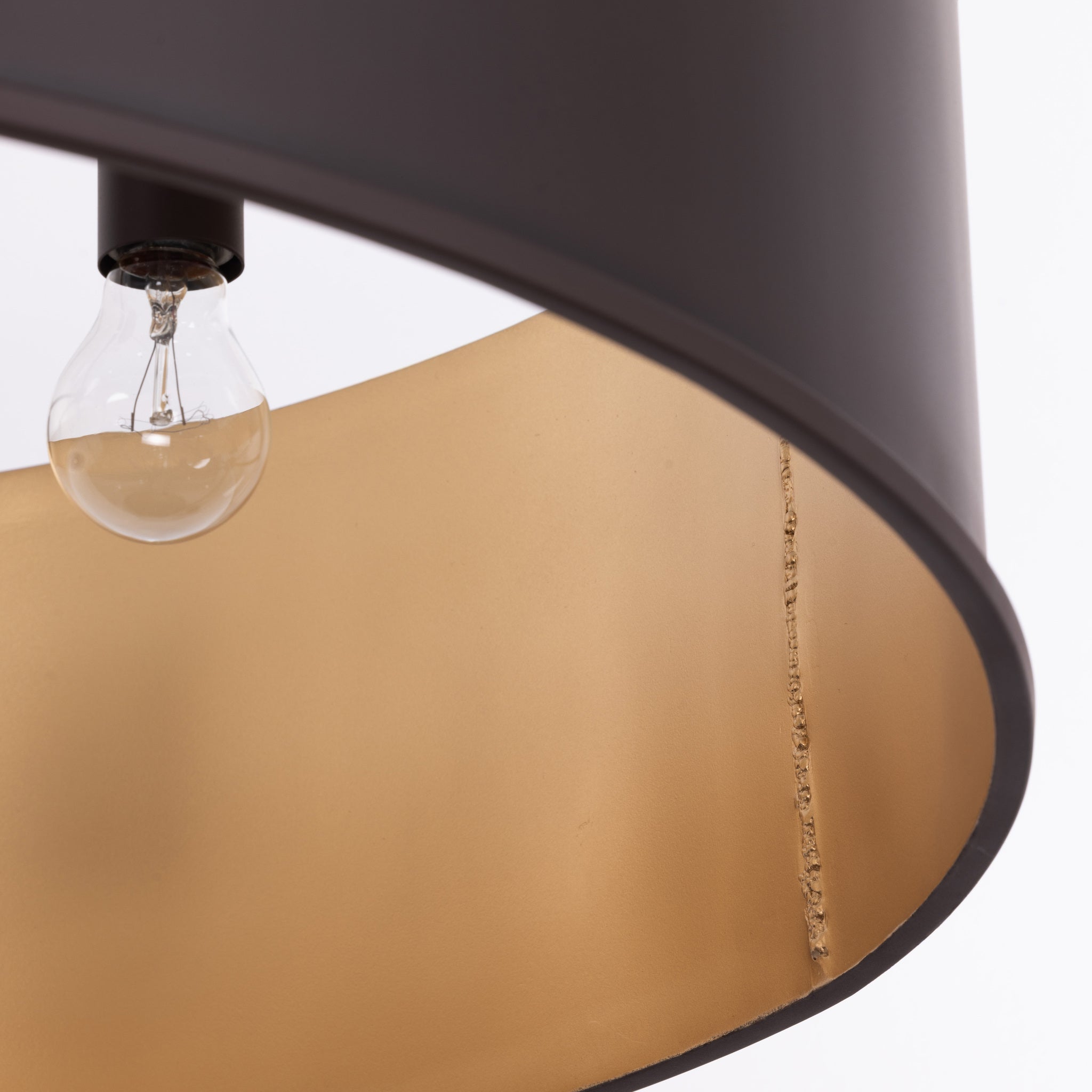 Cannery 6 Light Pendant - Dark Bronze & French Gold