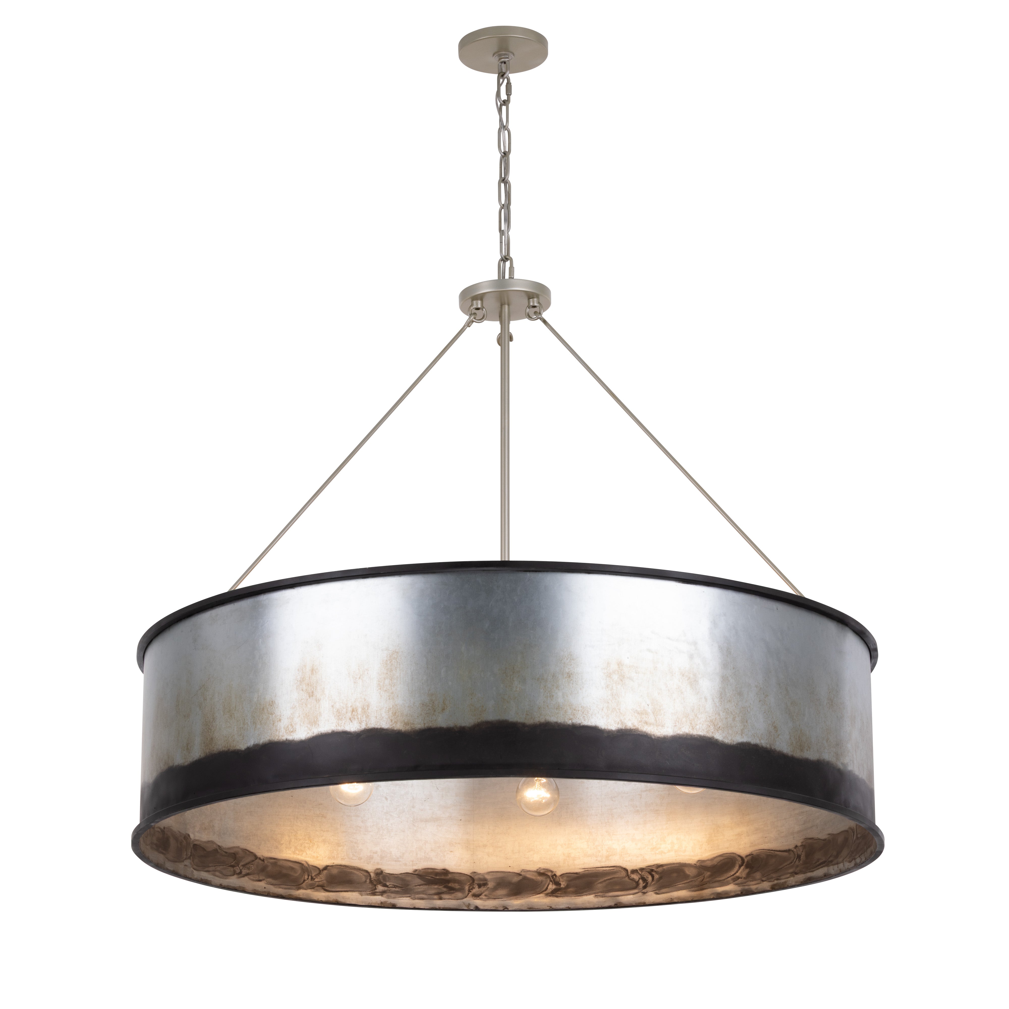 Cannery 6 Light Pendant - Ombre Galvanized