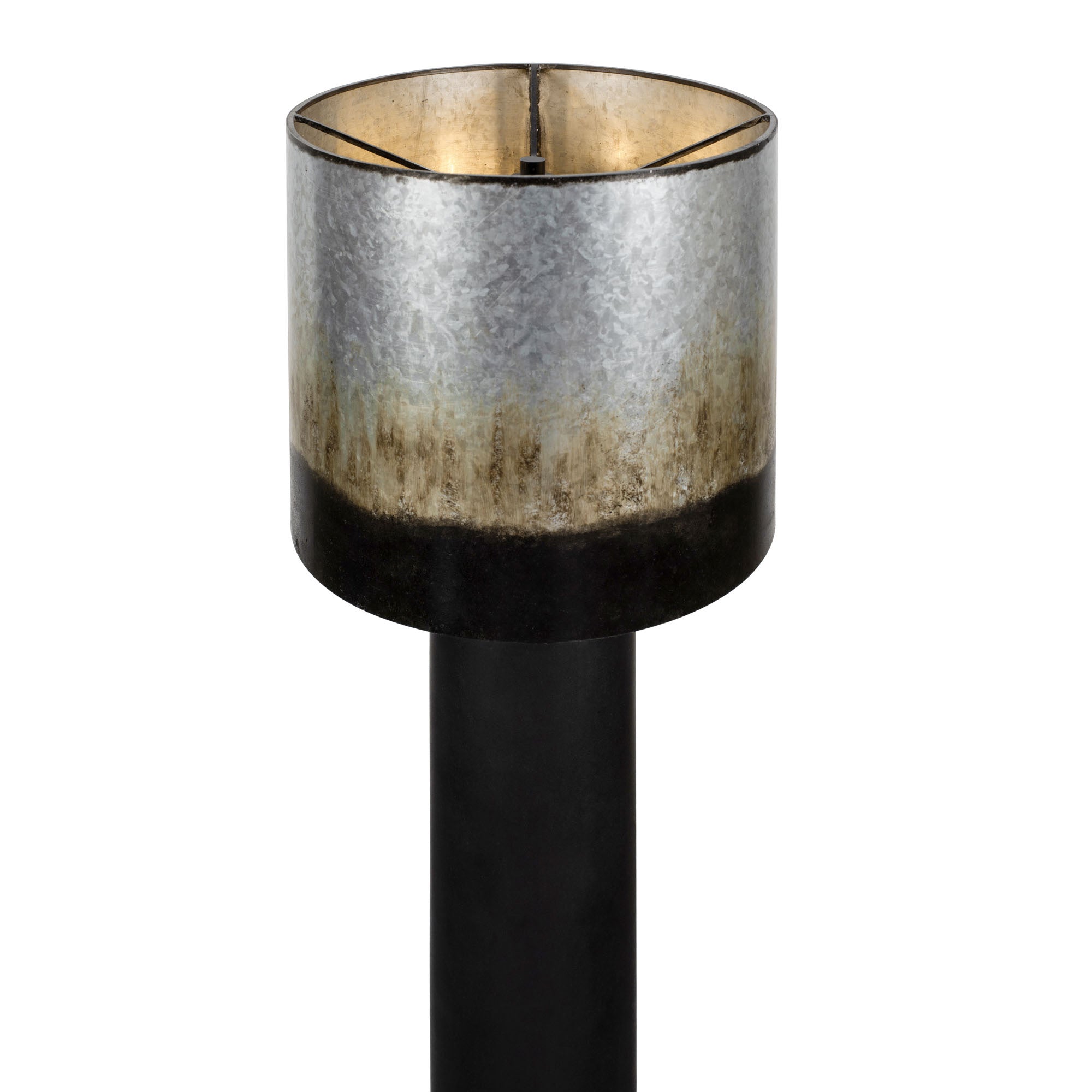 Cannery 2-Light Buffet Table Lamp - Ombre Galvanized