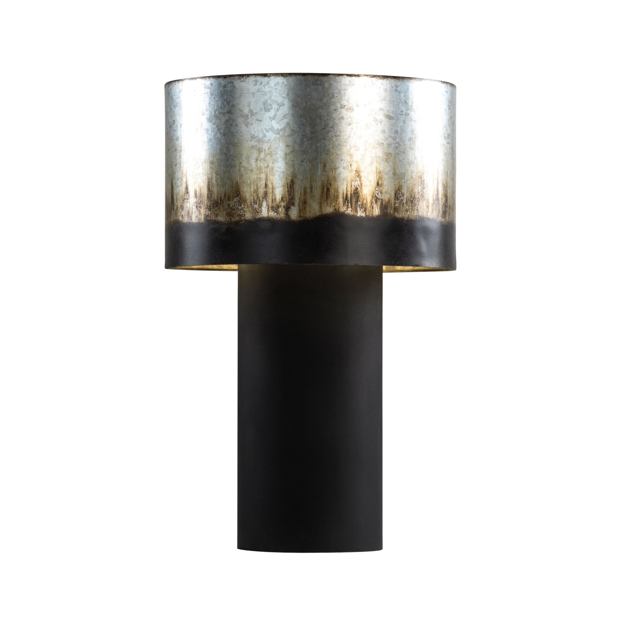 Cannery 2 Light Table Lamp - Ombre Galvanized