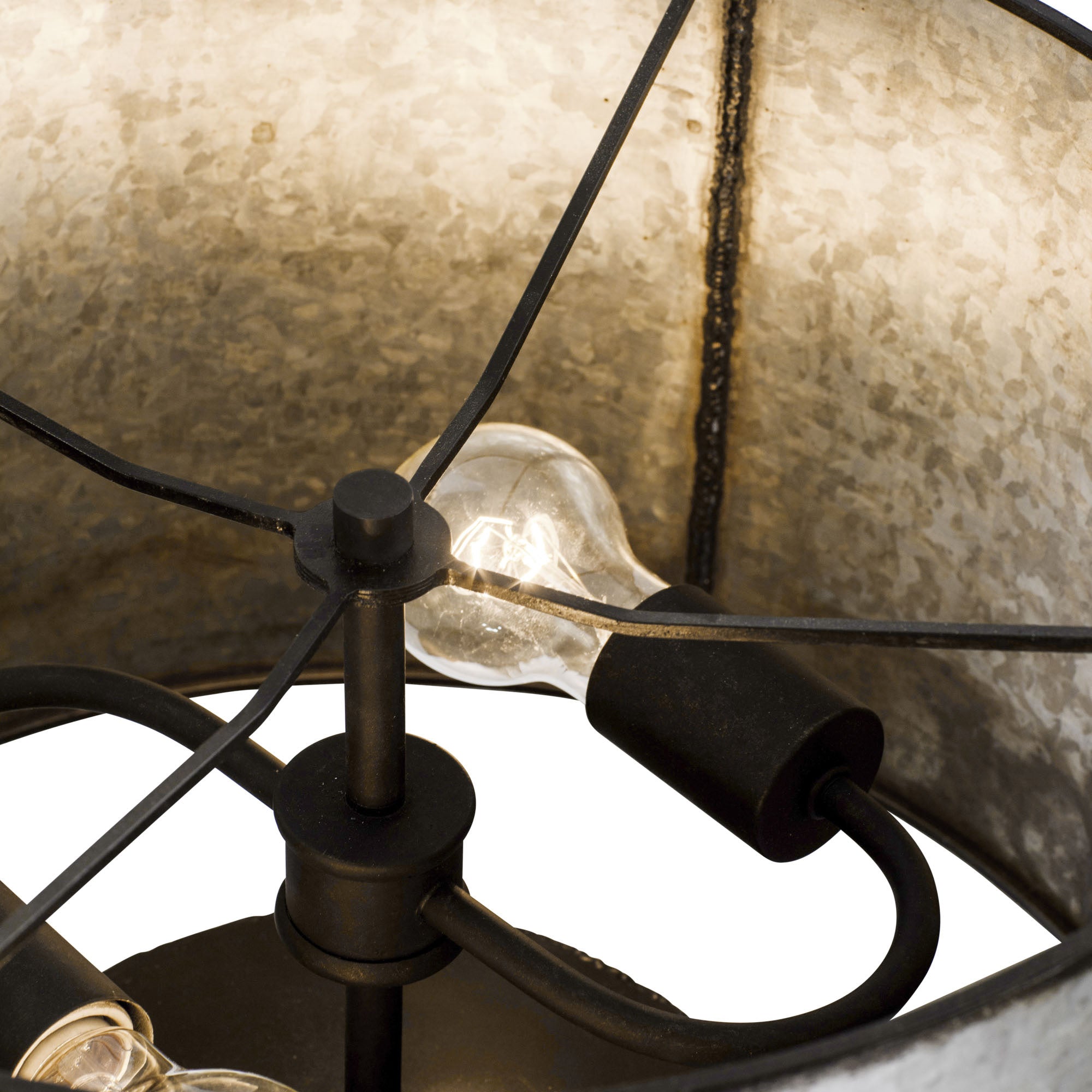 Cannery 2-Light Table Lamp - Ombre Galvanized