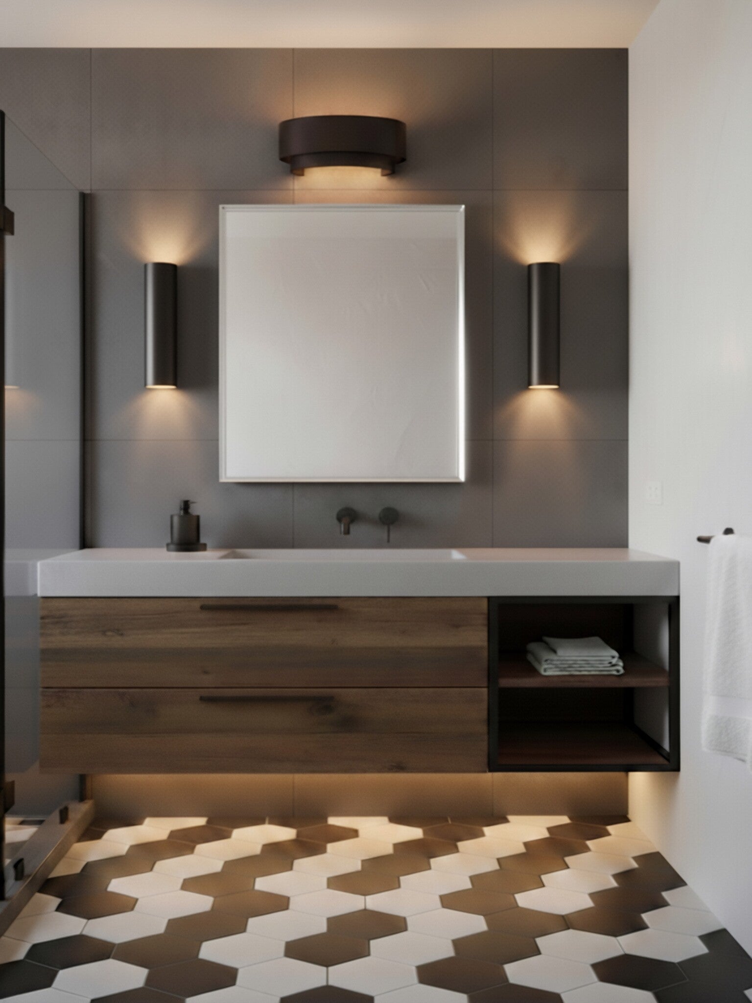 Cannery 2 Light Sconce - Dark Bronze