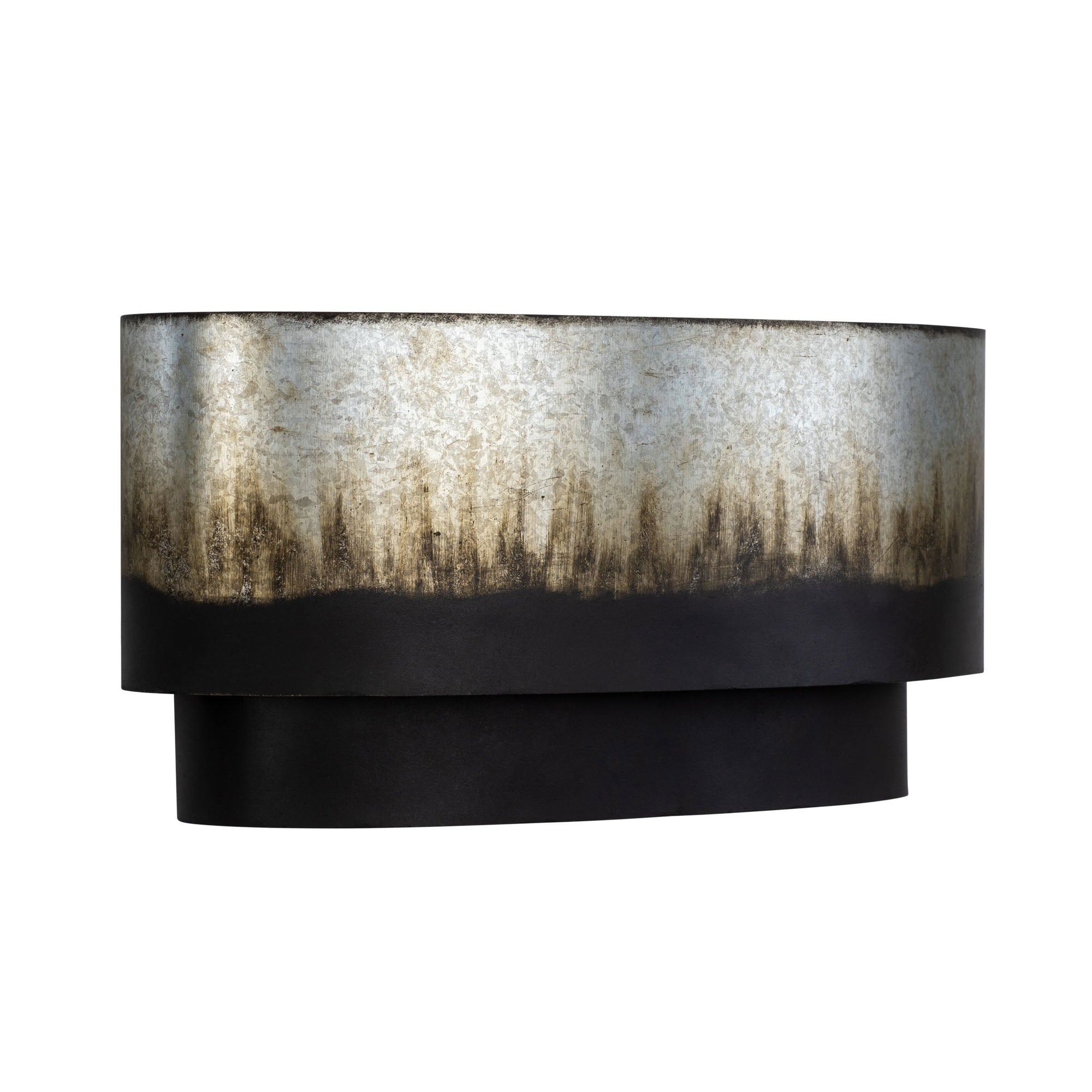 Cannery 2 Light Sconce - Ombre Galvanized