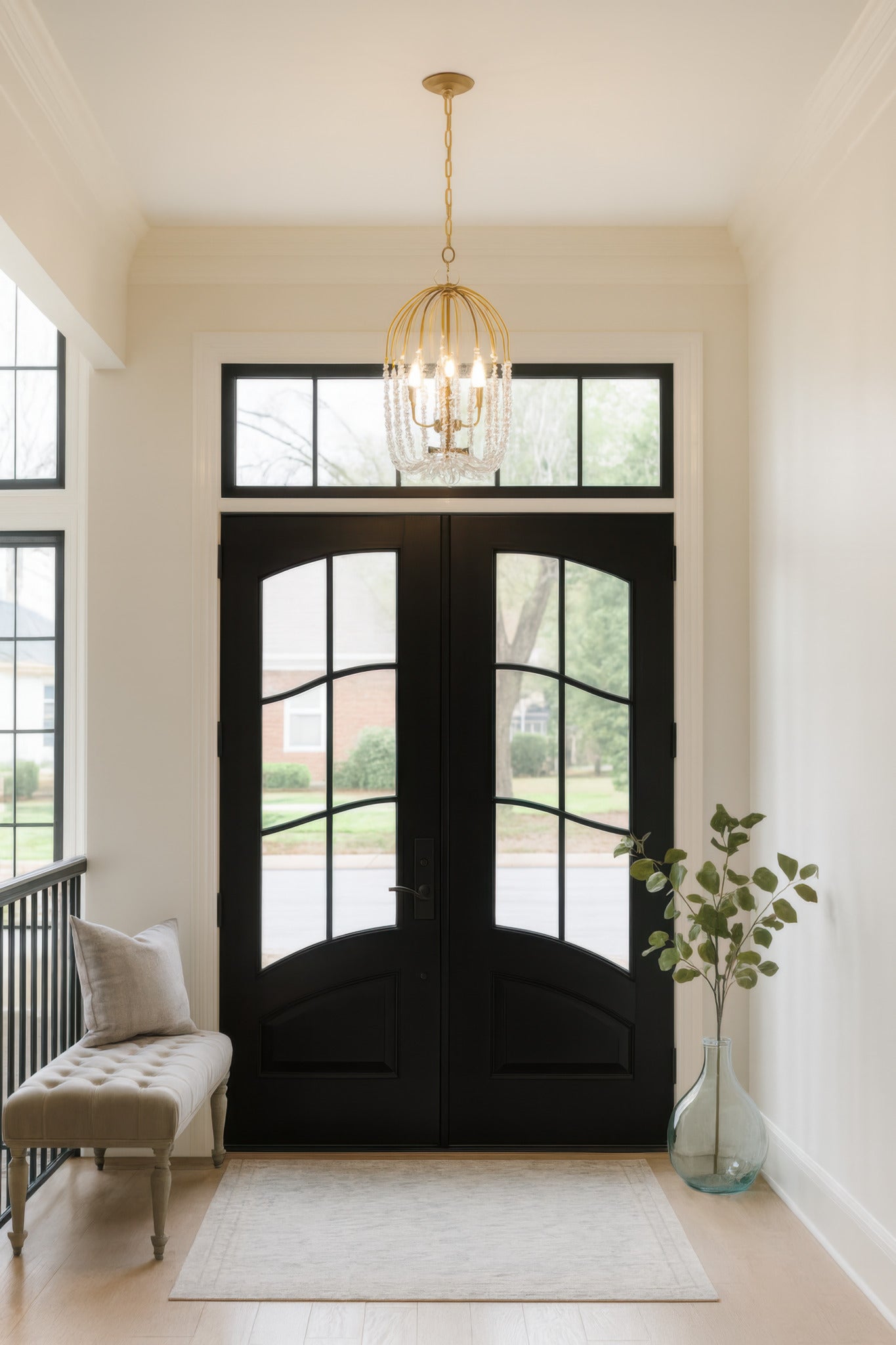 Voliere 6 Light Crystal Pendant - Havana Gold