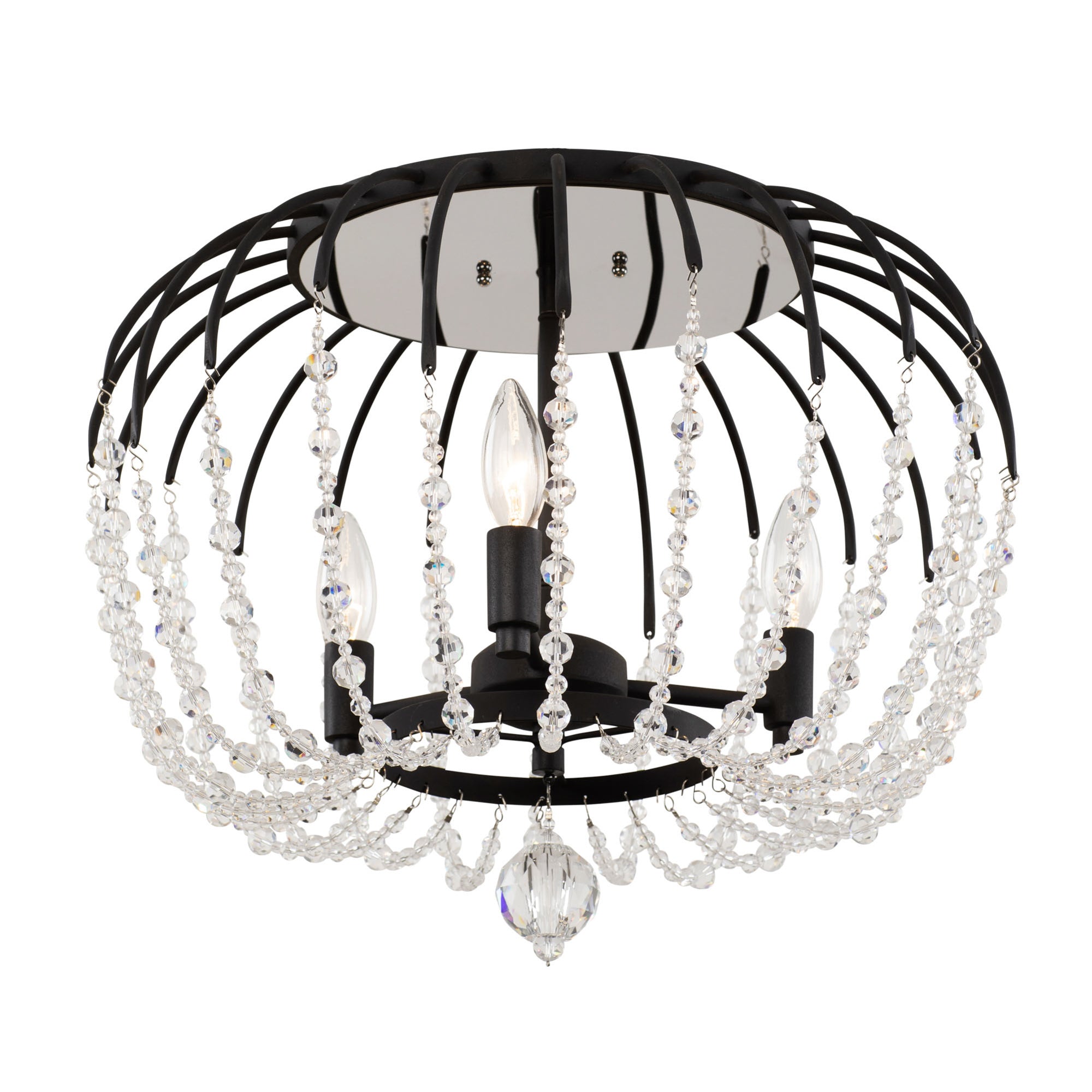 Voliere 3-Light Semi-Flush
