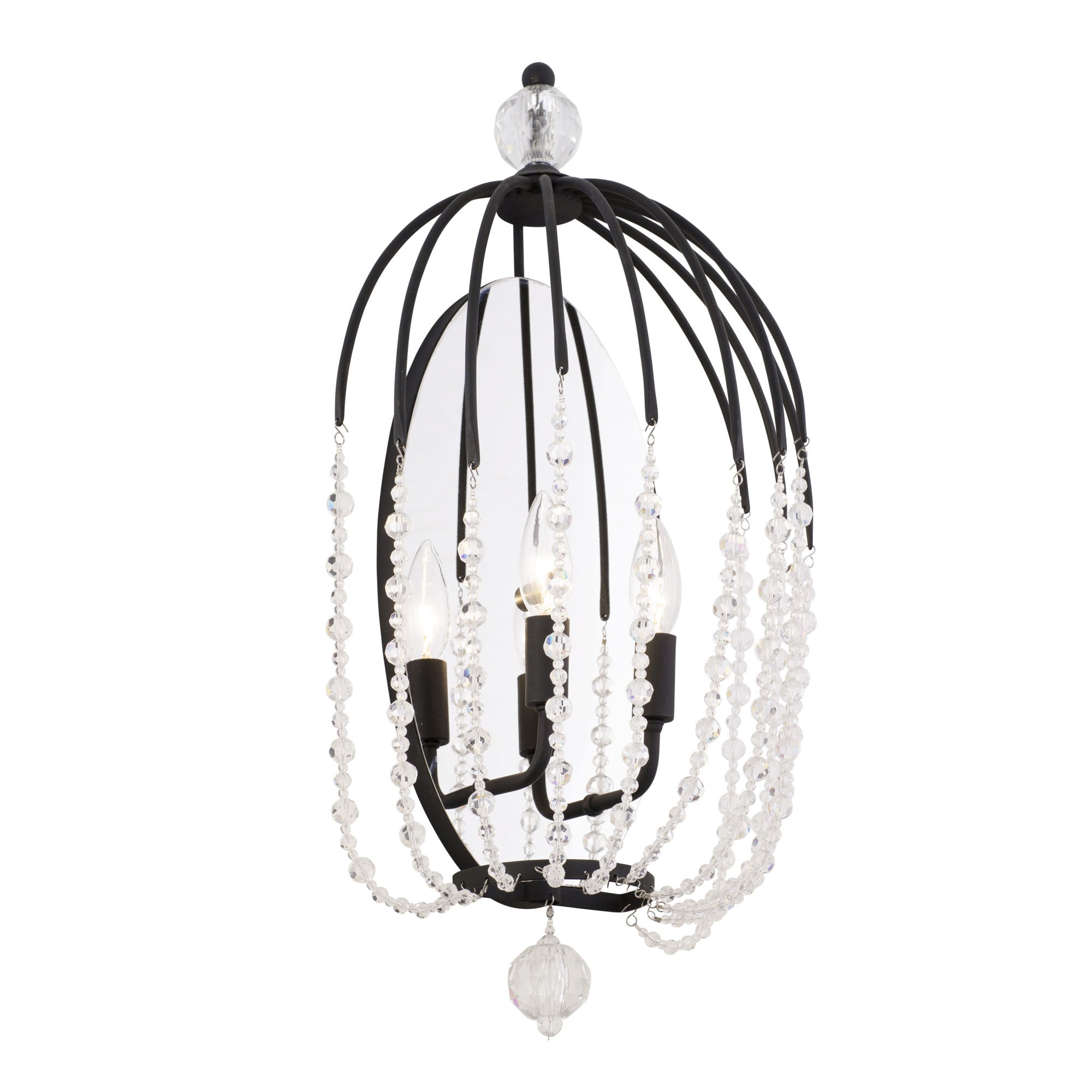 Voliere 2 Light Sconce - Matte Black