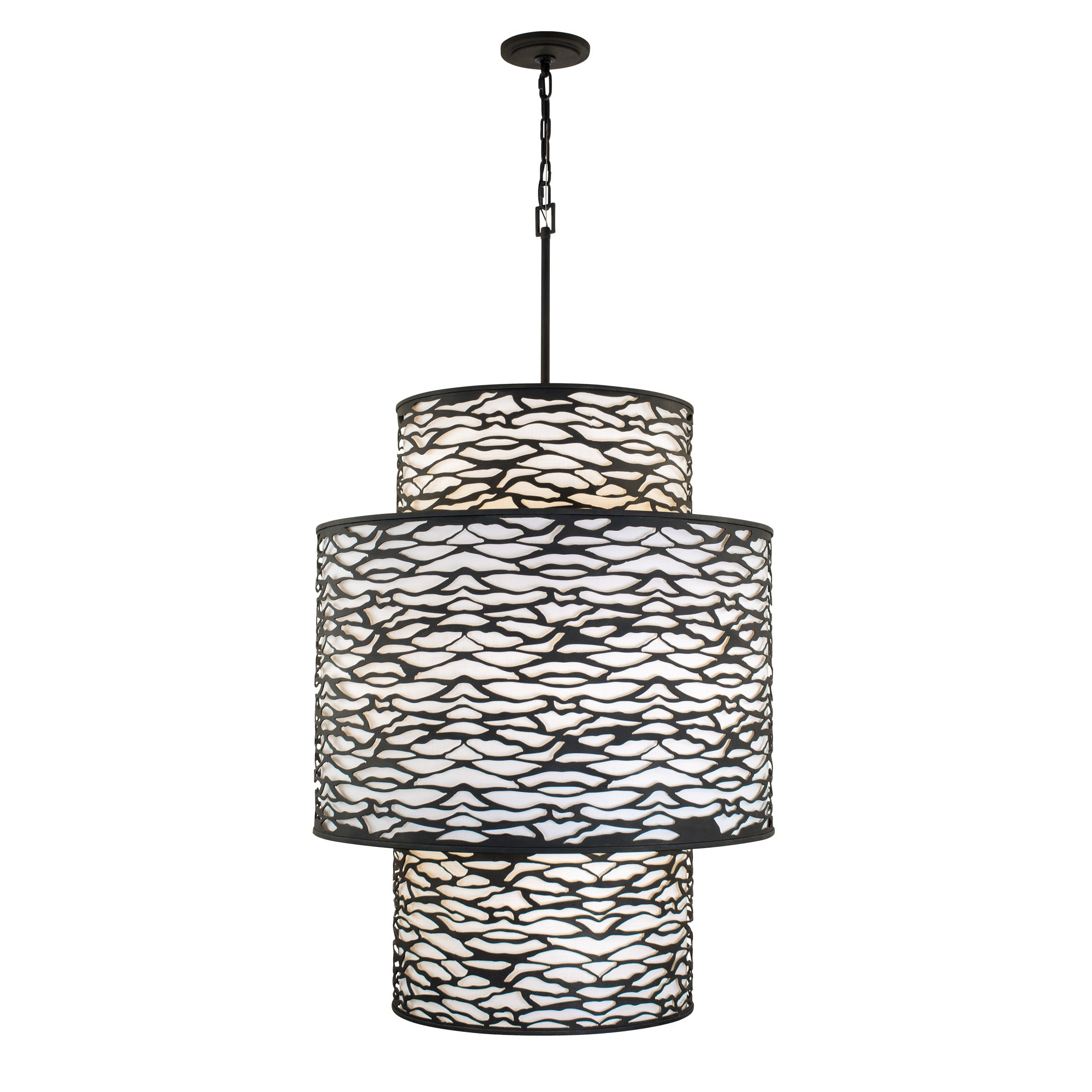 Kato 16 Light 3-Tier Foyer - Carbon