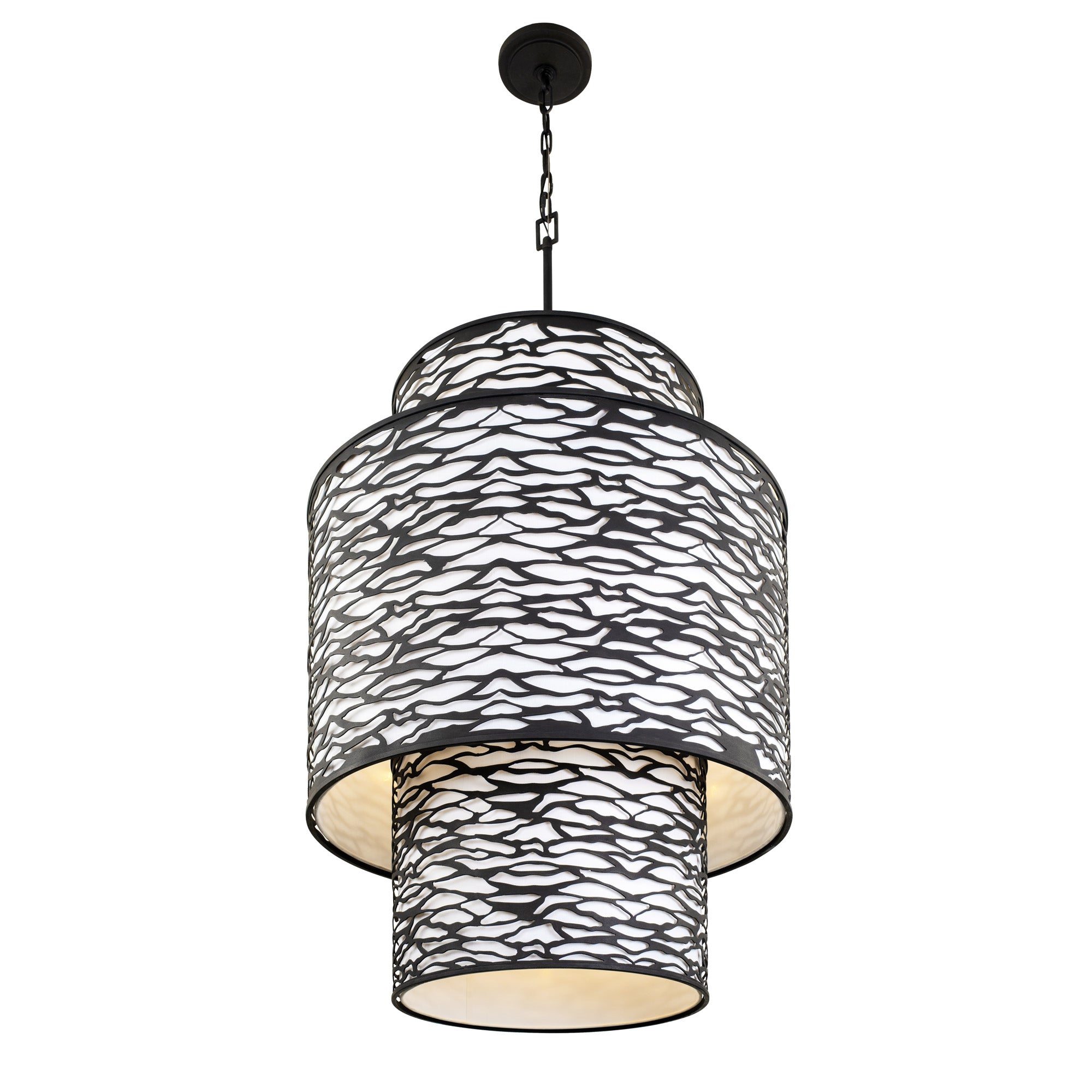 Kato 16 Light 3-Tier Foyer - Carbon