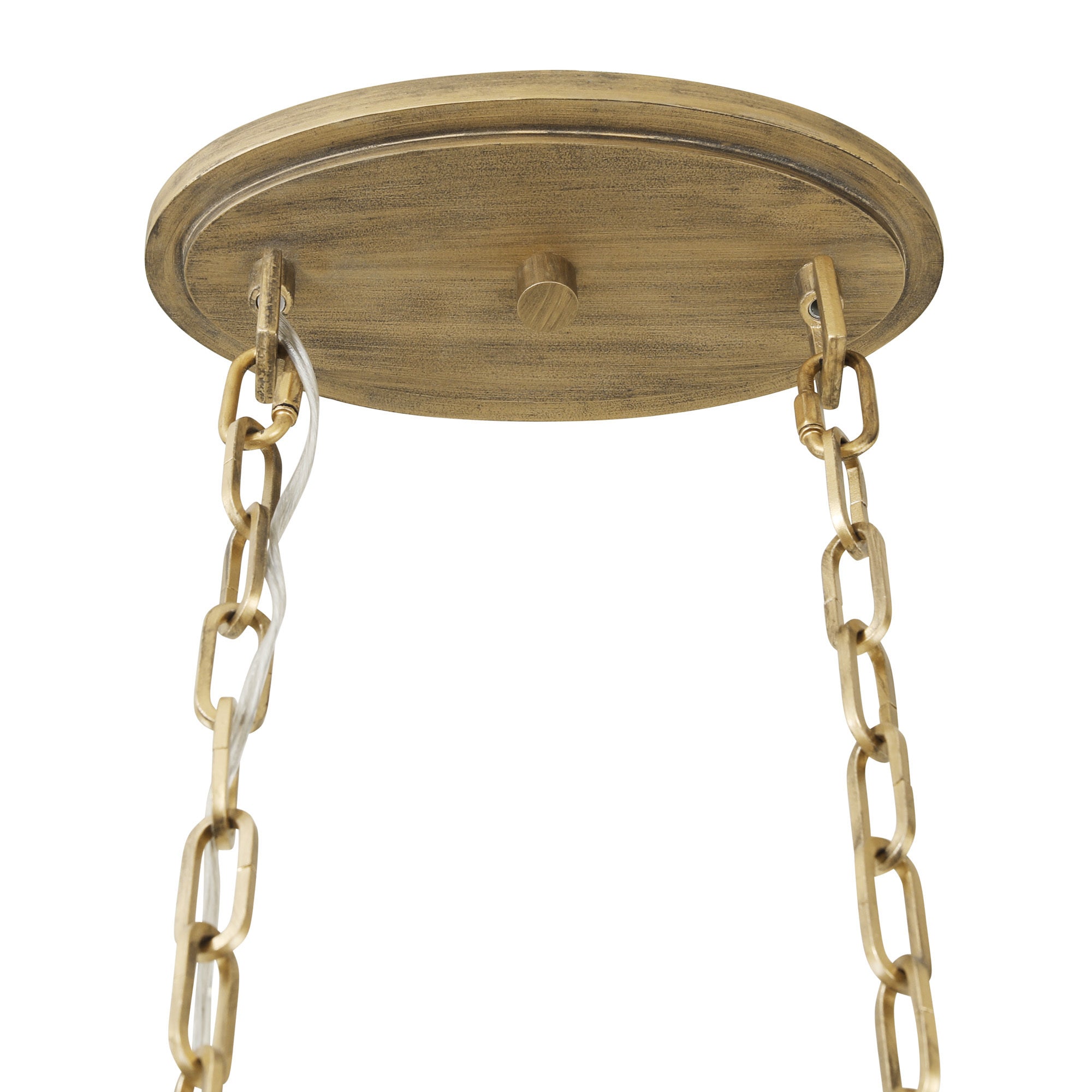 Kato 6 Light Oval Pendant - Havana Gold