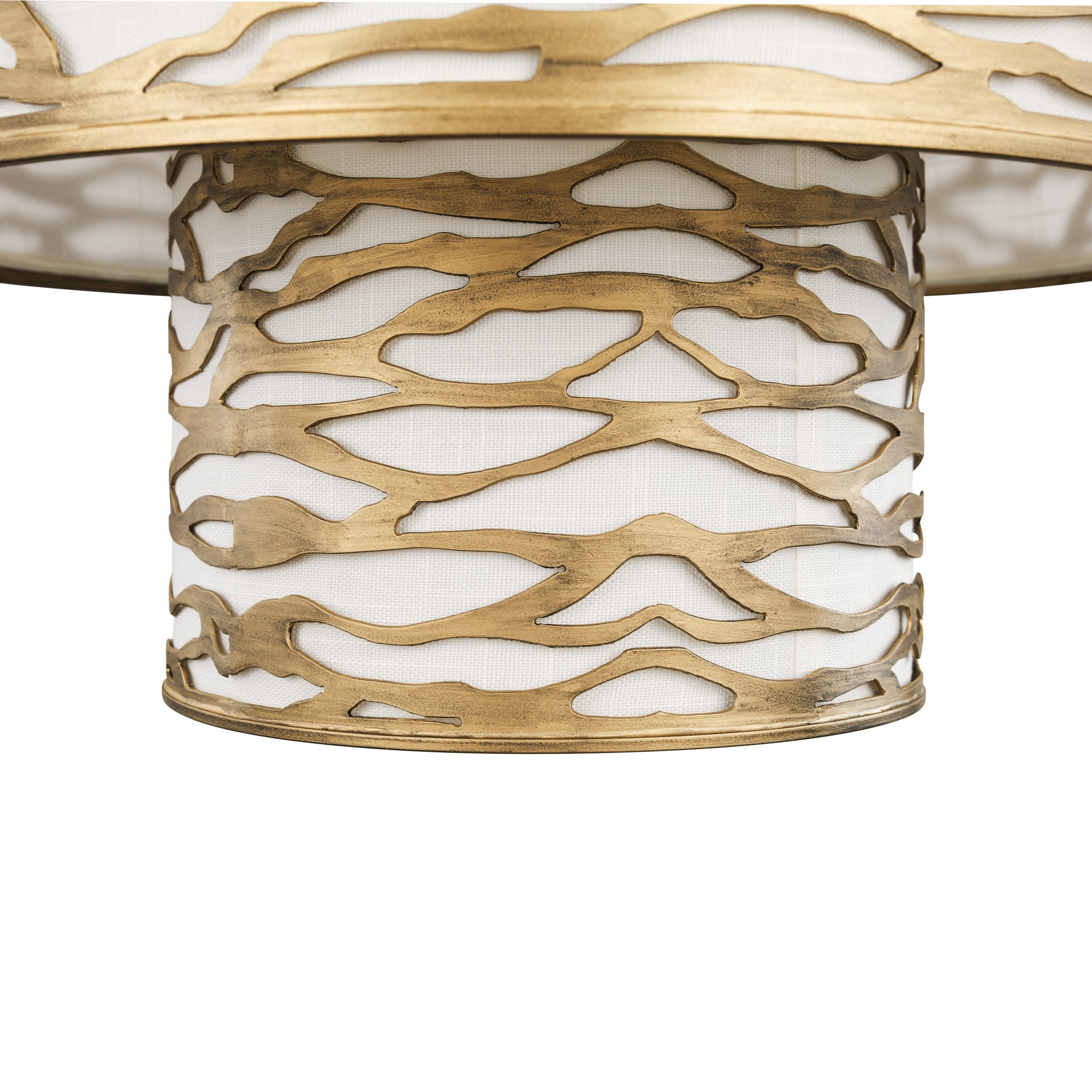 Kato 4 Light 3-Tier Pendant - Havana Gold