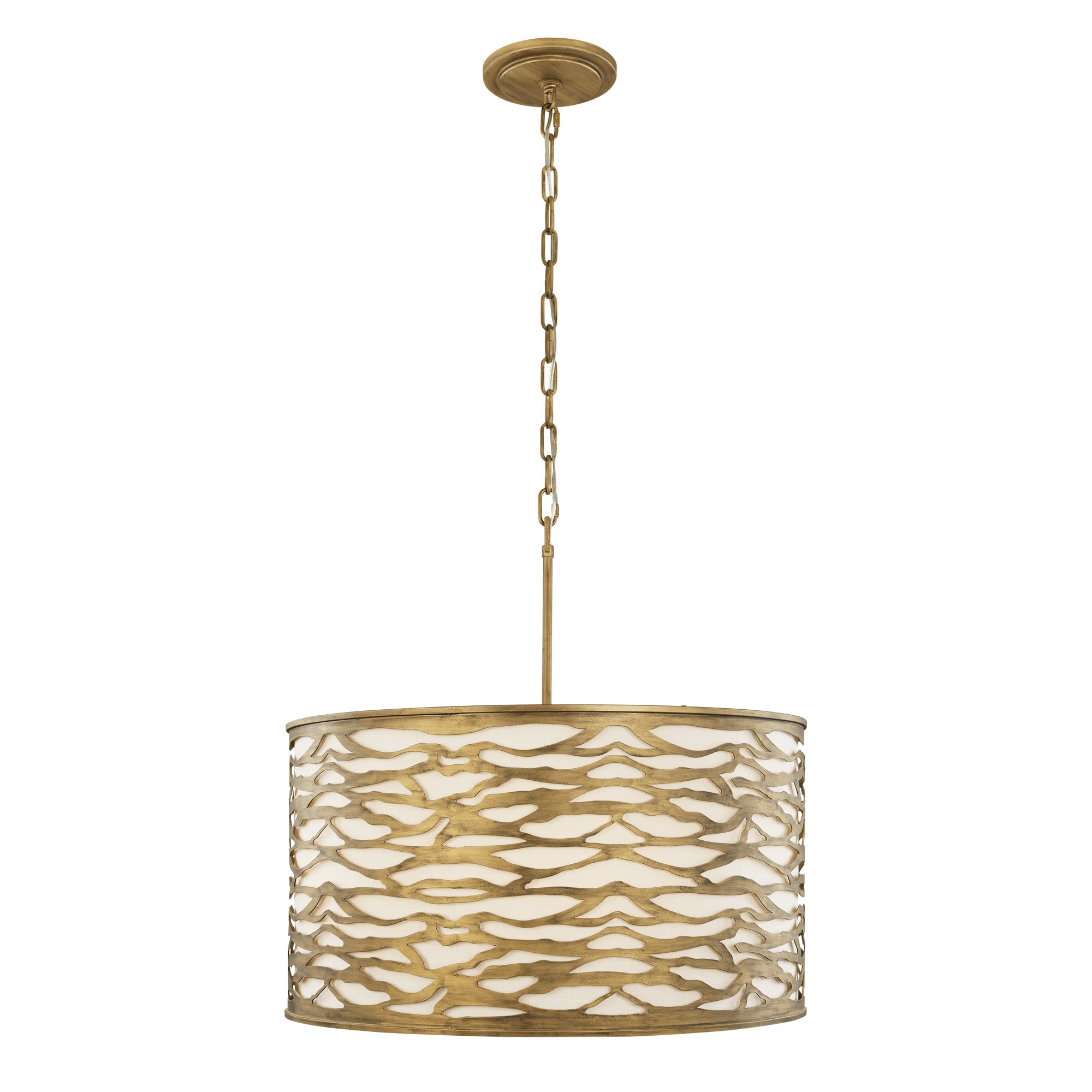 Kato 5 Light Pendant - Havana Gold