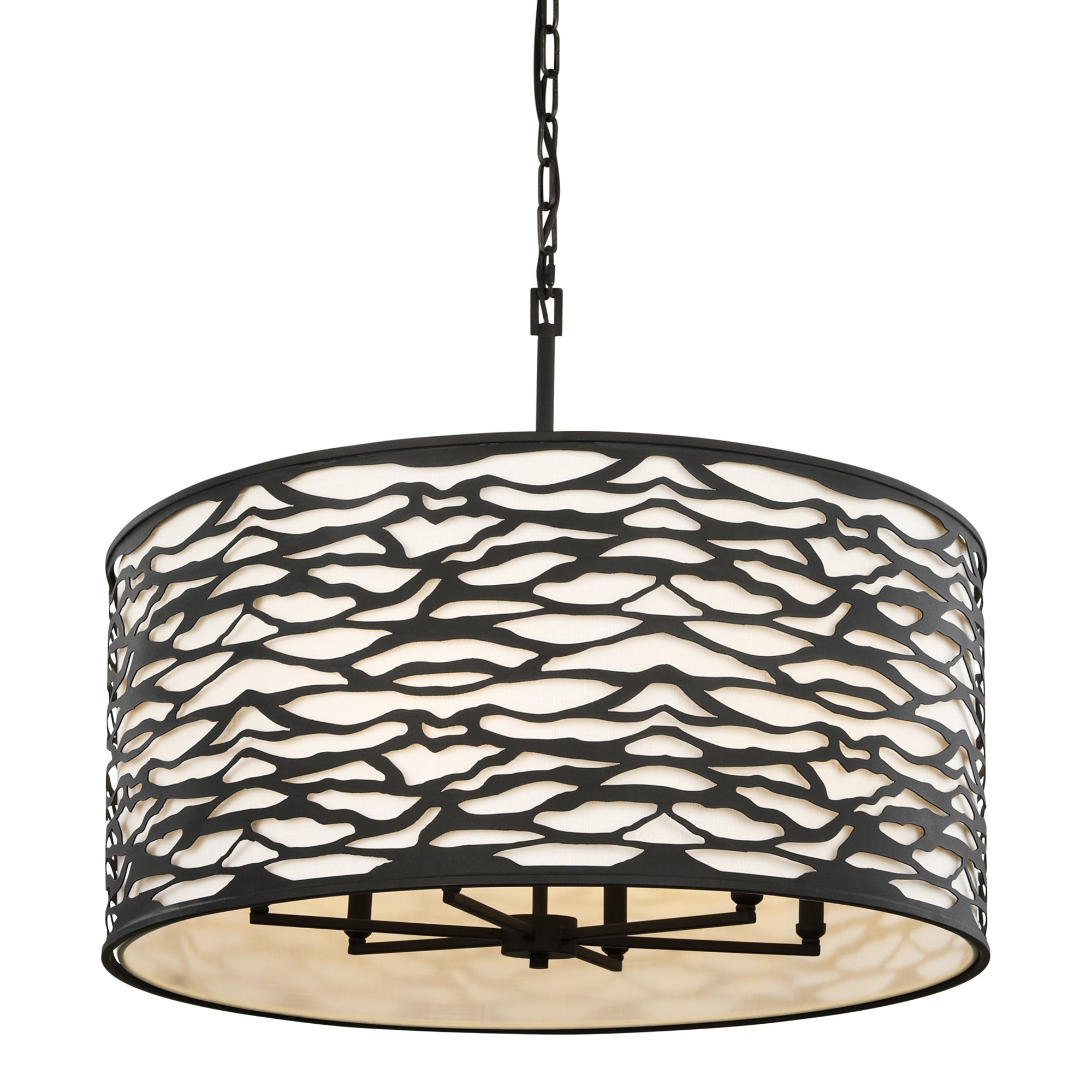 Kato 6 Light Pendant - Carbon Black