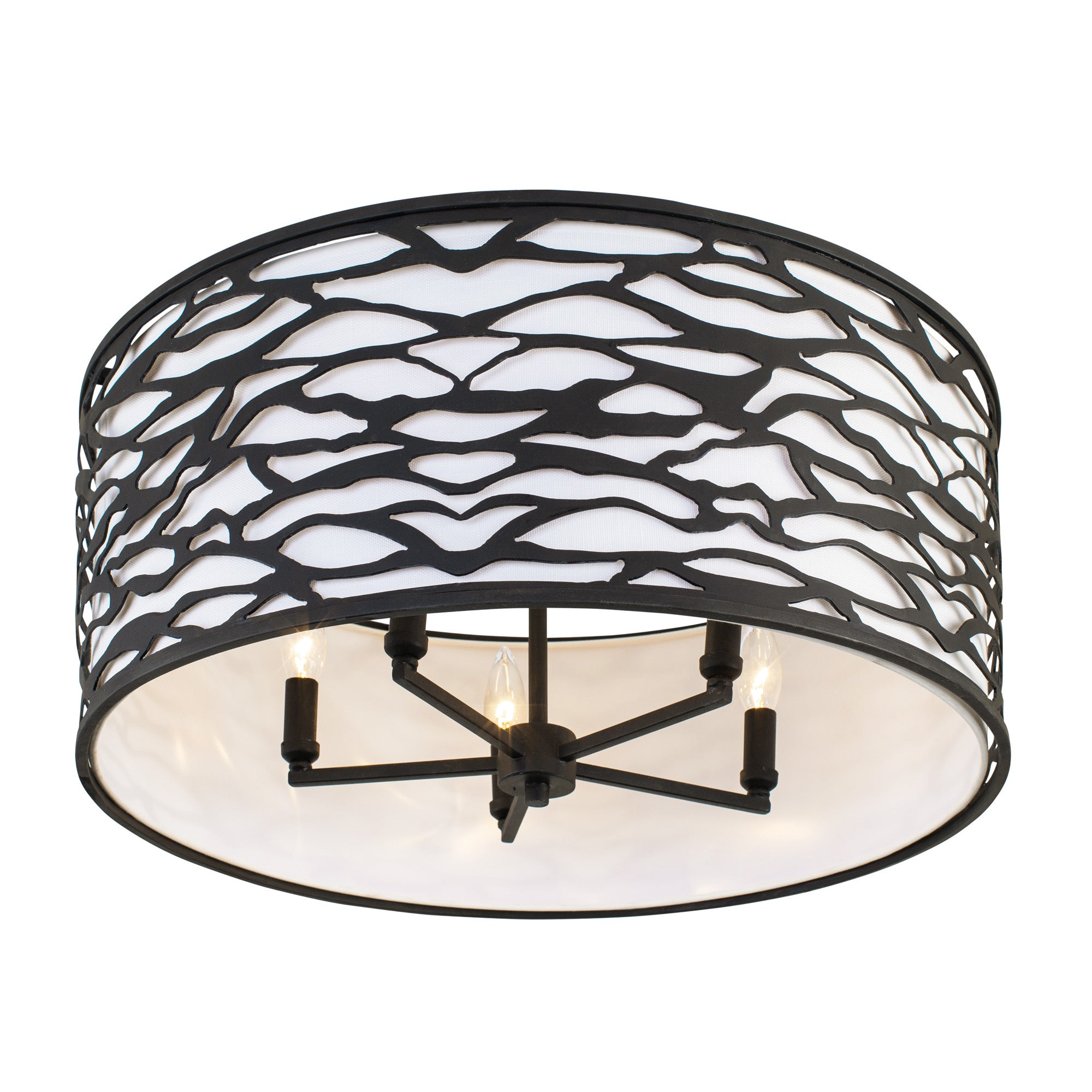 Kato 5 Light Convertible Semi-Flush/Pendant - Carbon