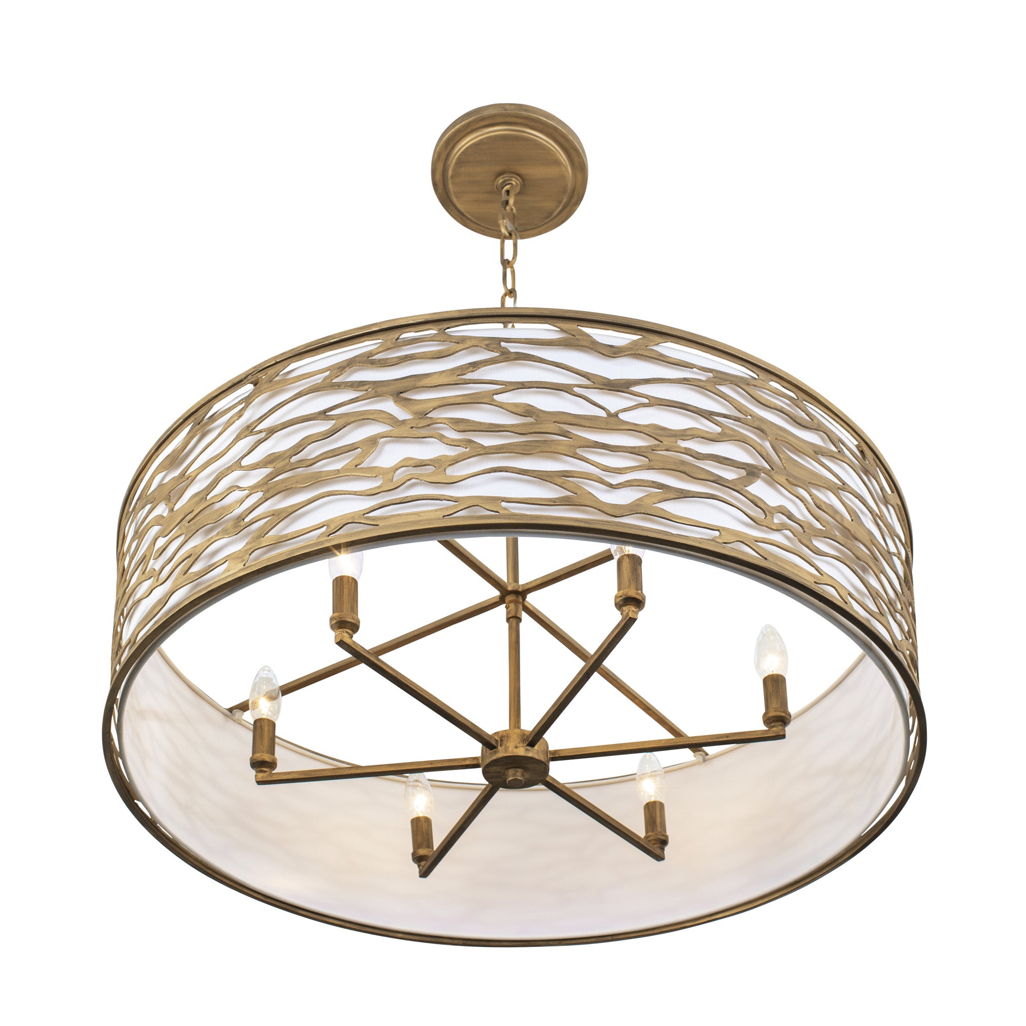 Kato 6-Light Convertible Semi-Flush/Pendant