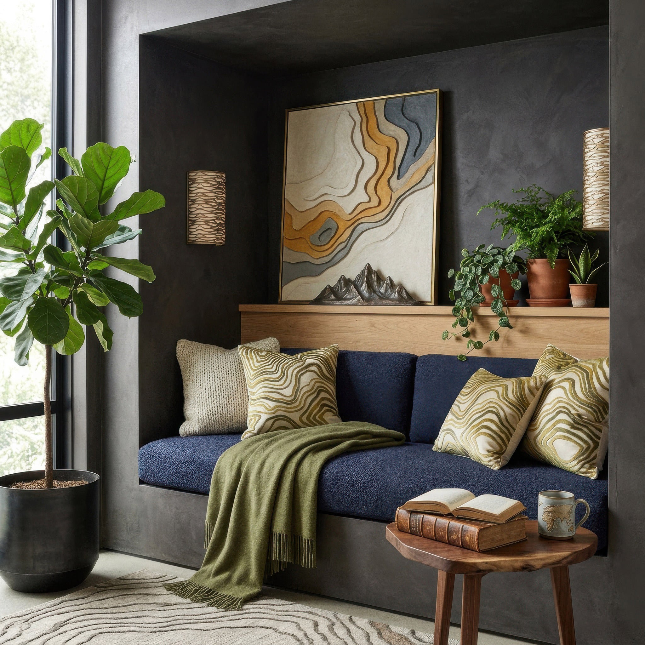 Kato 2 Light Wall Sconce - Havana Gold