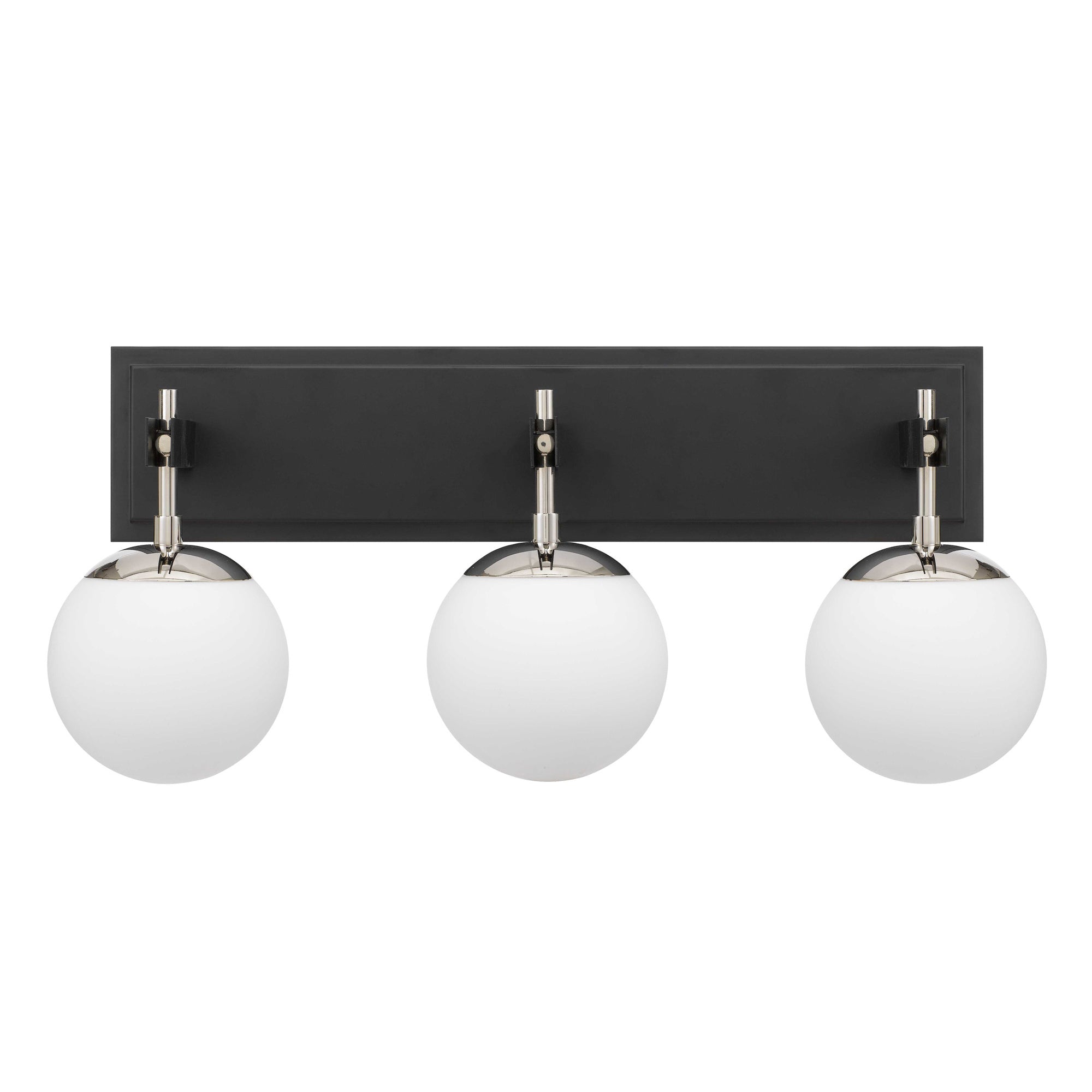Allie 3 Light Bath - Black/Polished Nickel