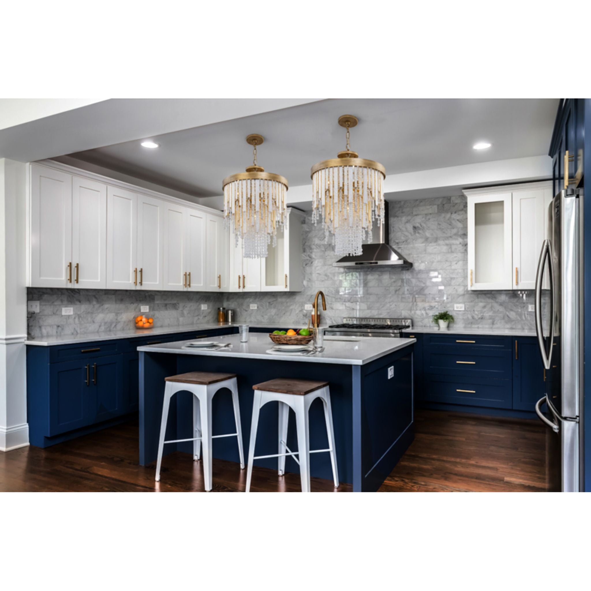 Lafayette 4-Light Chandelier - Havana Gold