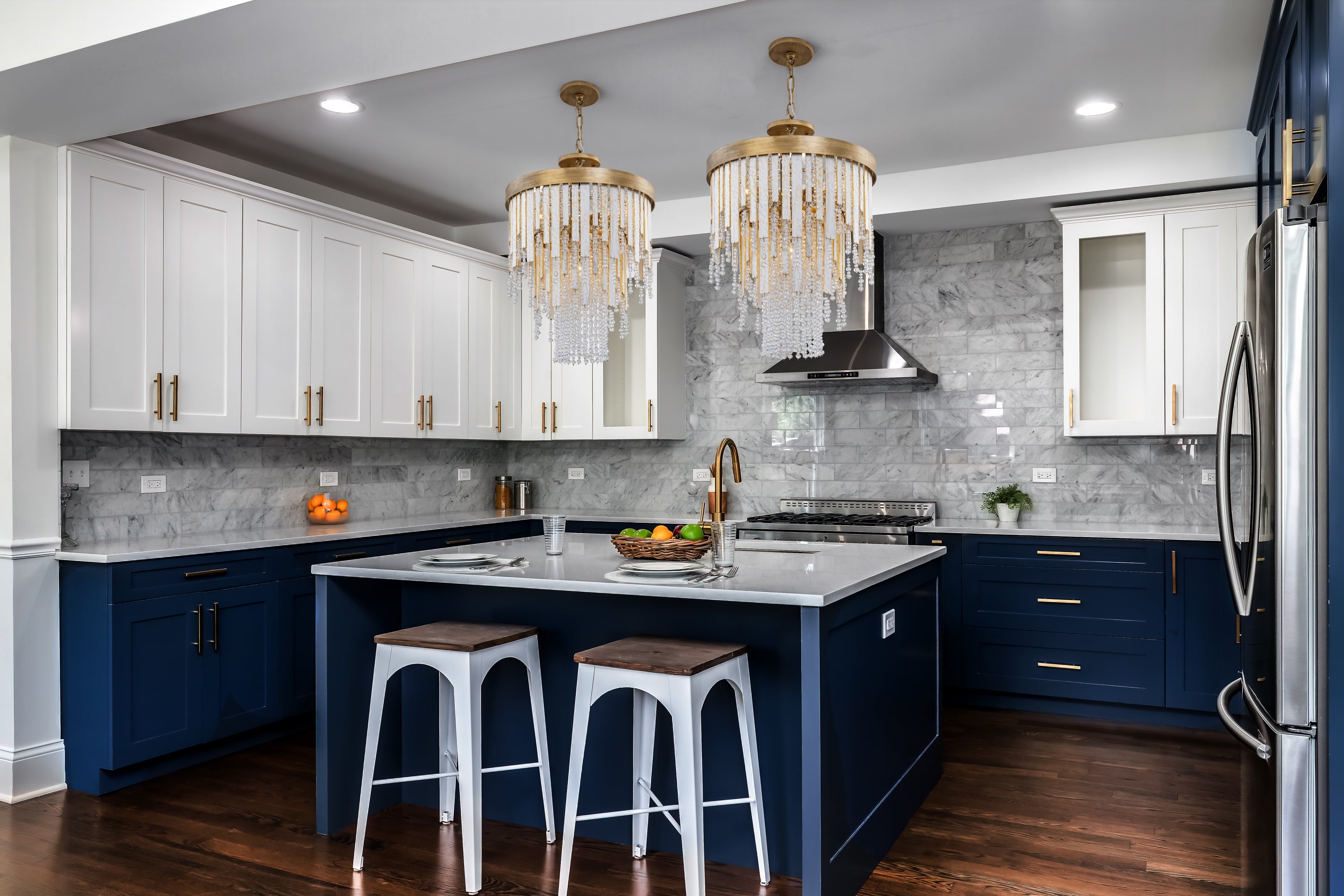 Lafayette 4 Light Chandelier - Havana Gold