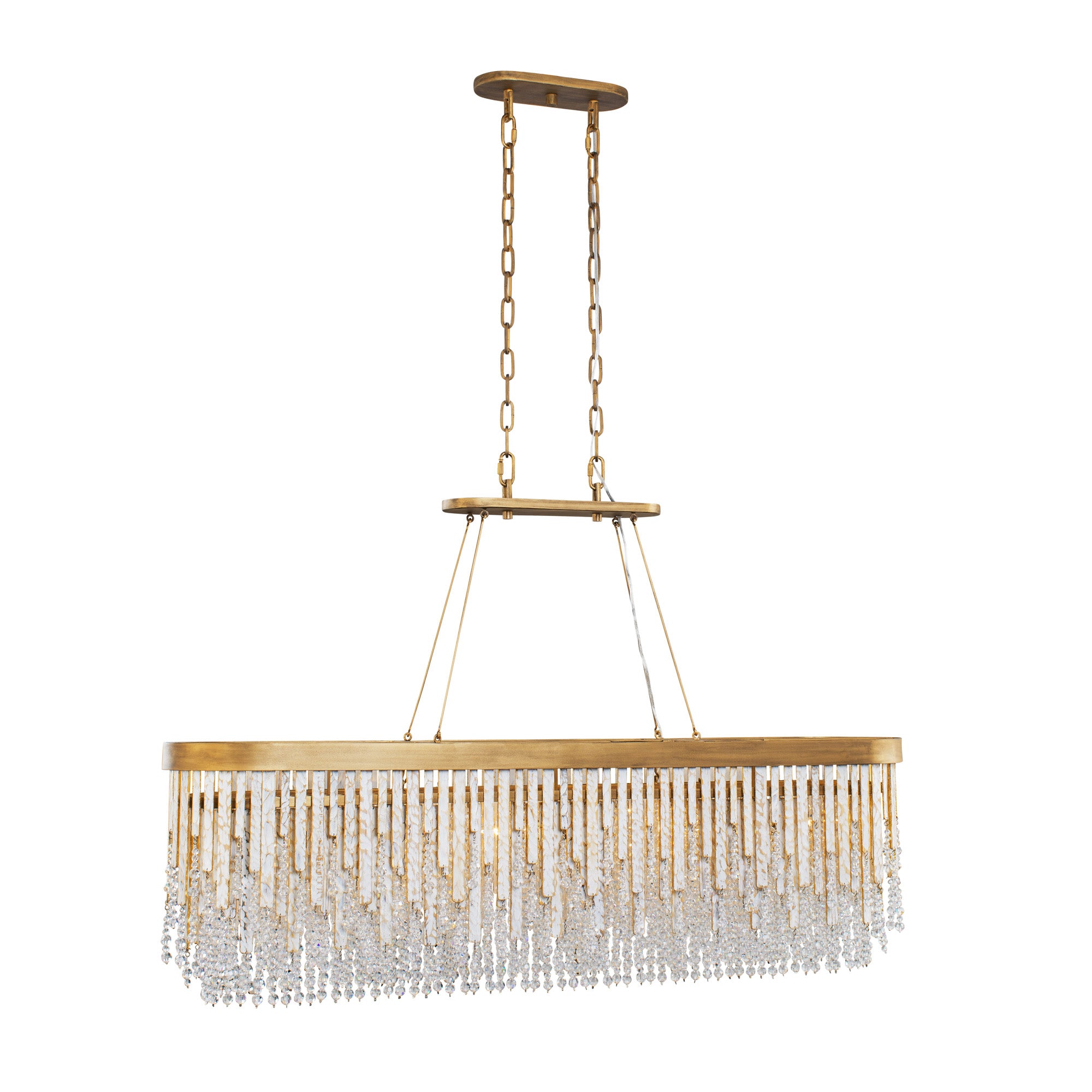 Lafayette 6 Light Linear Pendant - Havana Gold