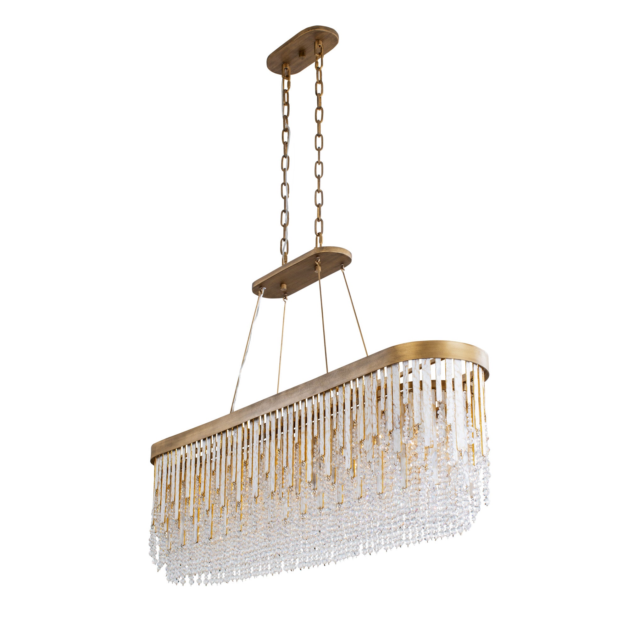 Lafayette 6 Light Linear Pendant - Havana Gold