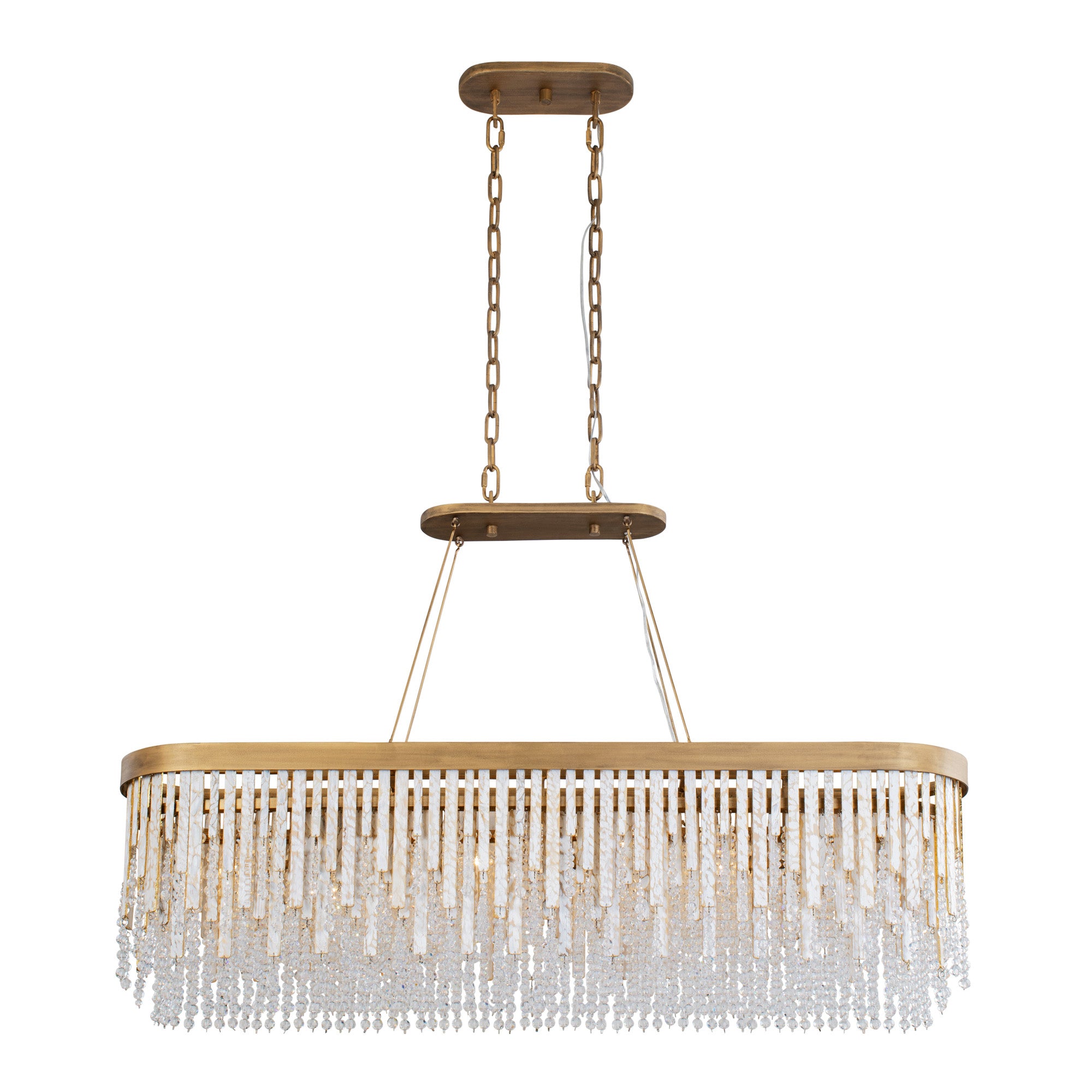 Lafayette 6 Light Linear Pendant - Havana Gold