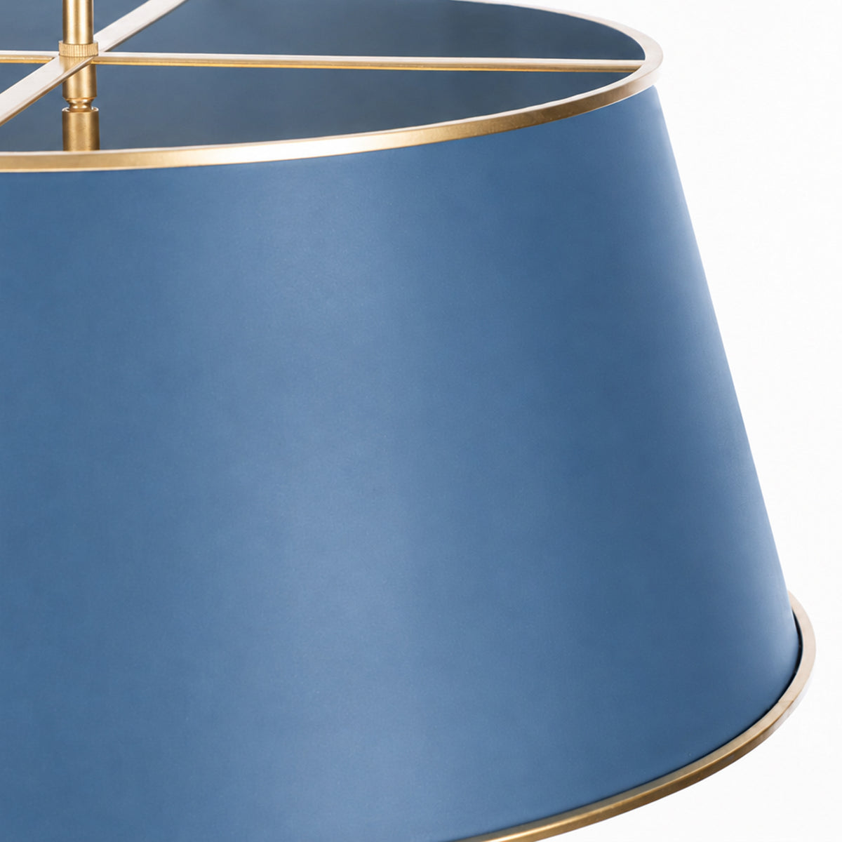 Coco 6 Lights pendant in Blue-tiful Disaster and French Gold
