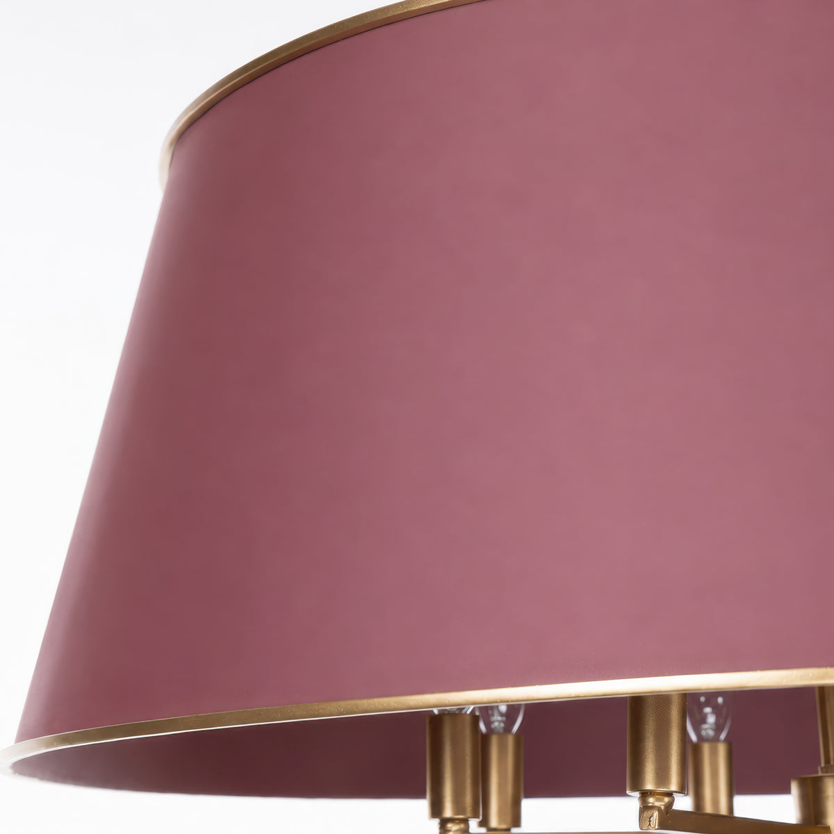Coco 8 Lights Pendant in Red Handed and French Gold