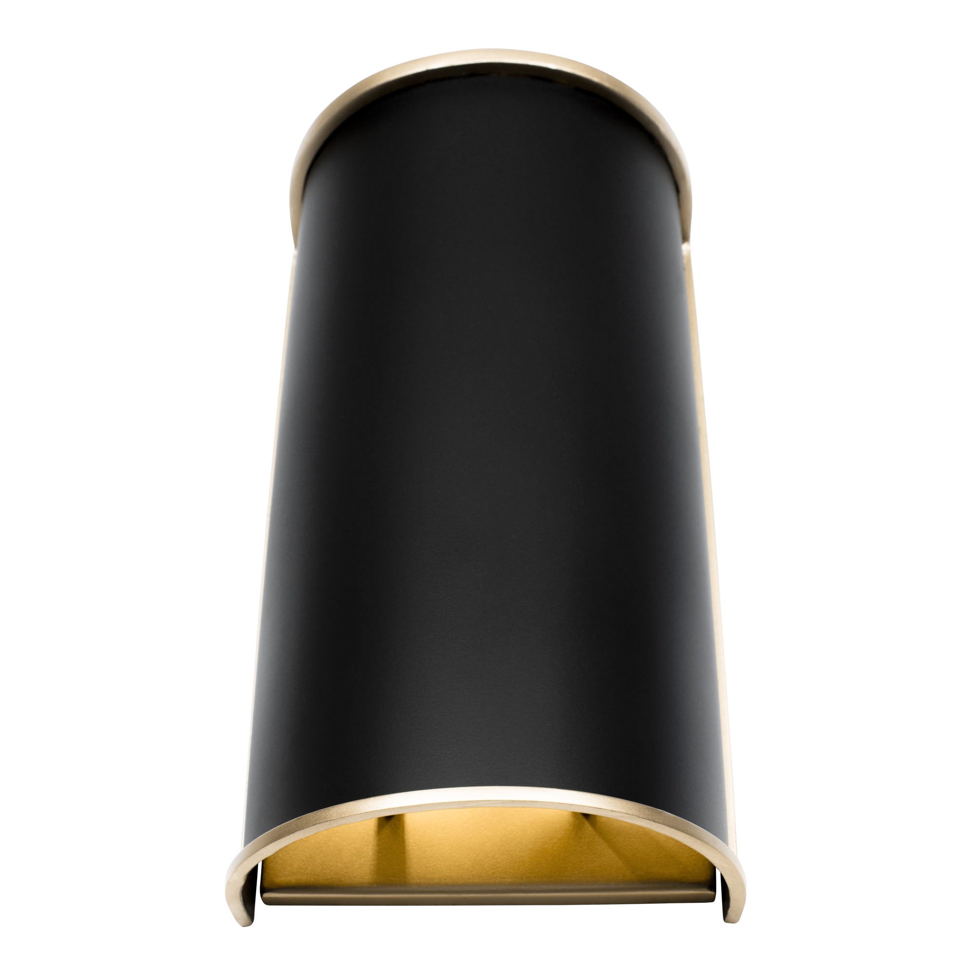 Coco 2 Light Sconce - Matte Black/French Gold