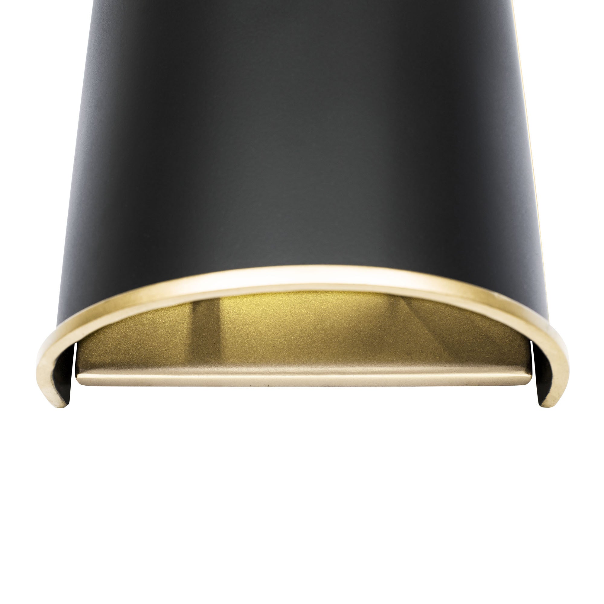Coco 2 Light Sconce - Matte Black/French Gold