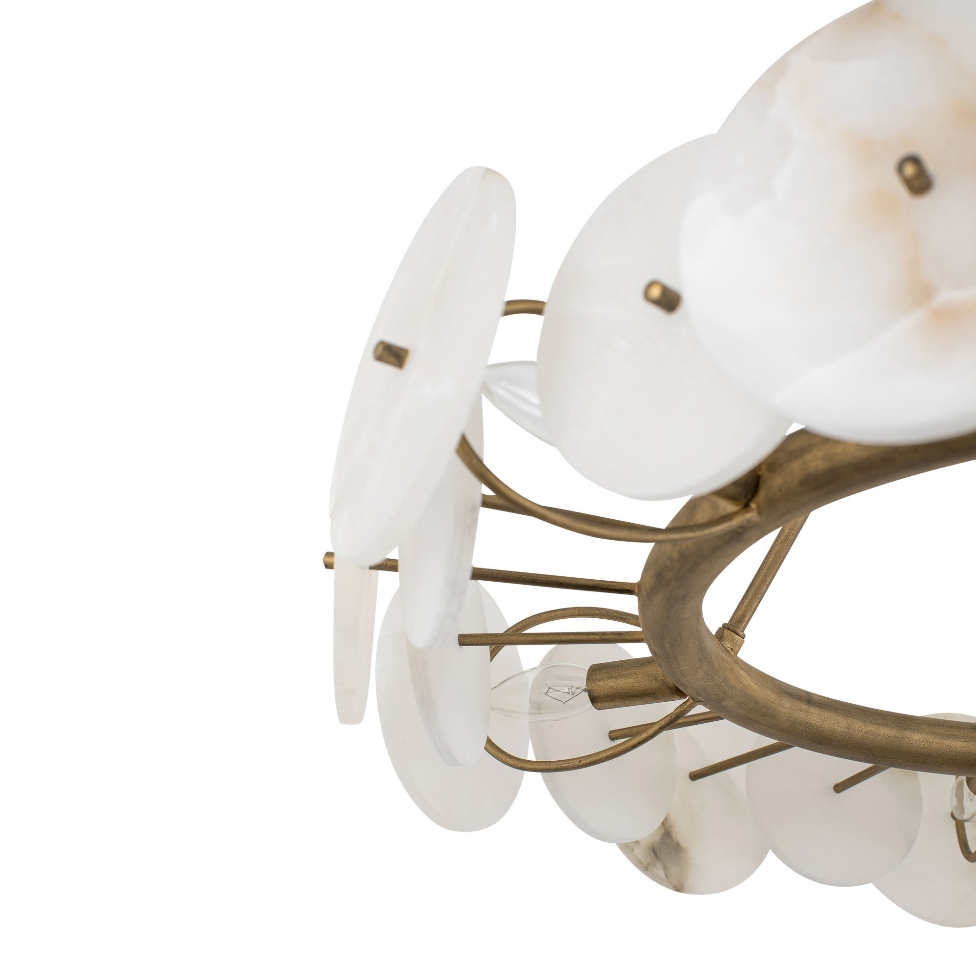 Cosmos 6 Light Chandelier - Havana Gold