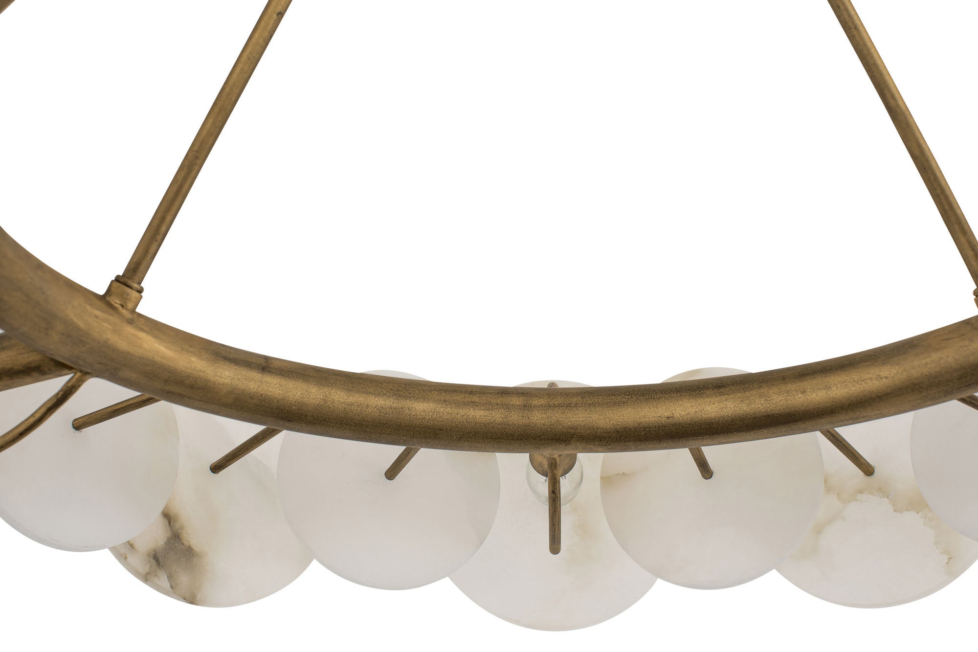 Cosmos 6 Light Chandelier - Havana Gold