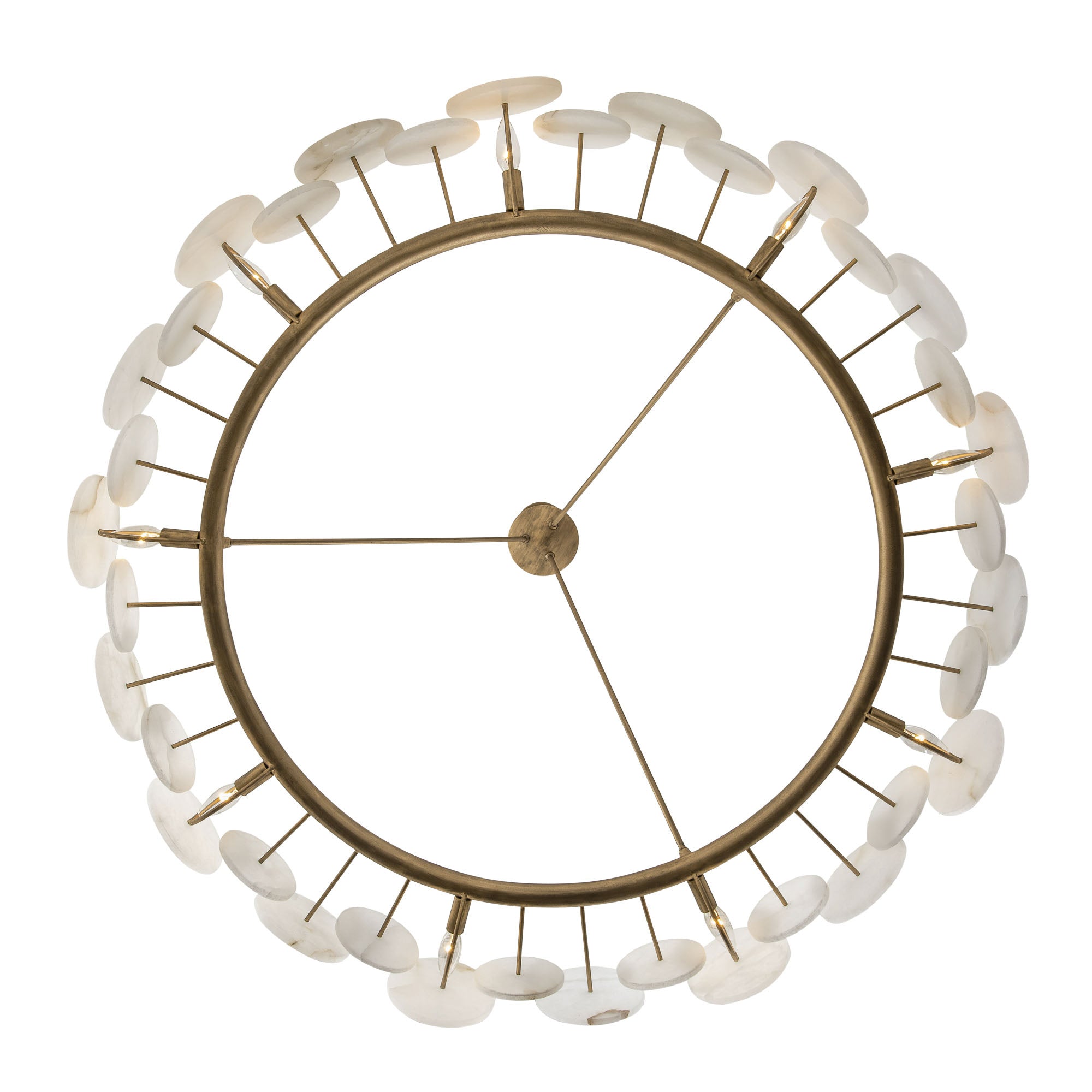 Cosmos 9 Light Chandelier - Havana Gold