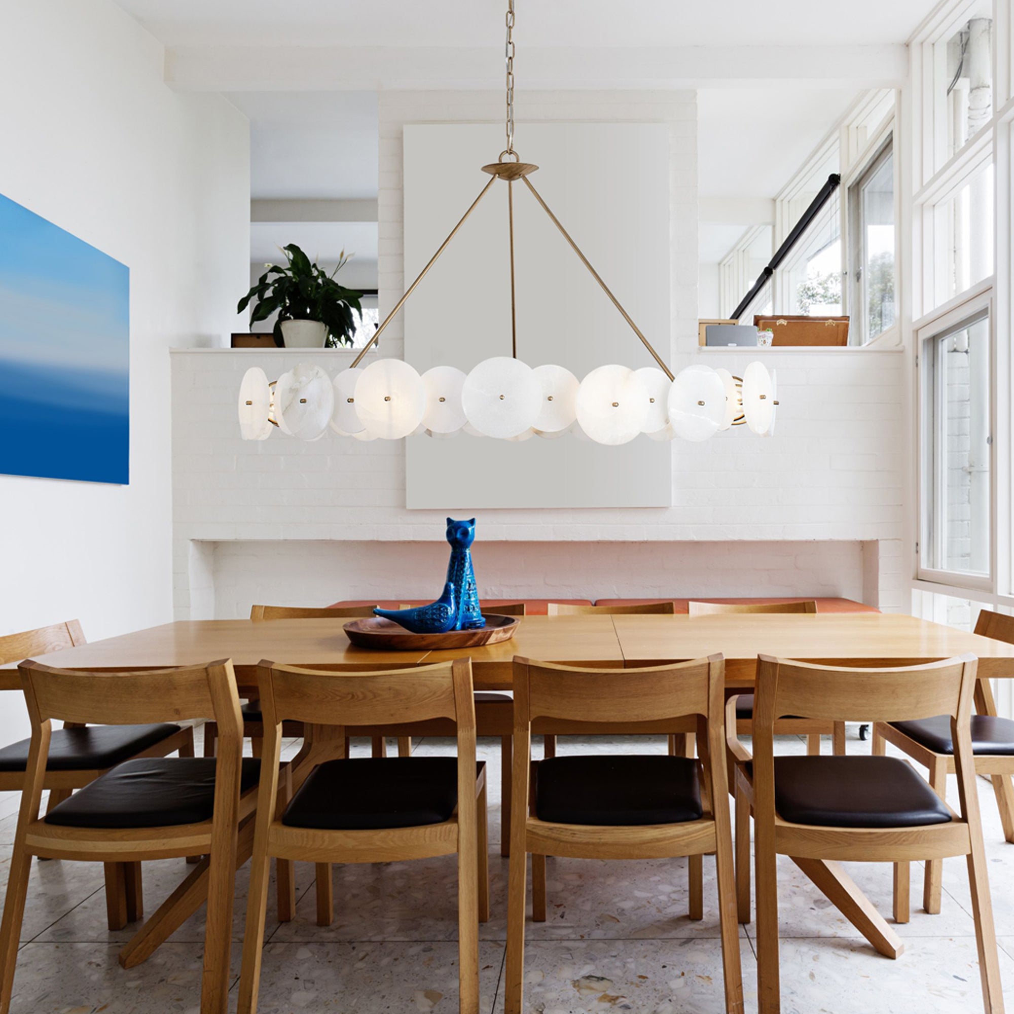 Cosmos 9 Light Chandelier - Havana Gold