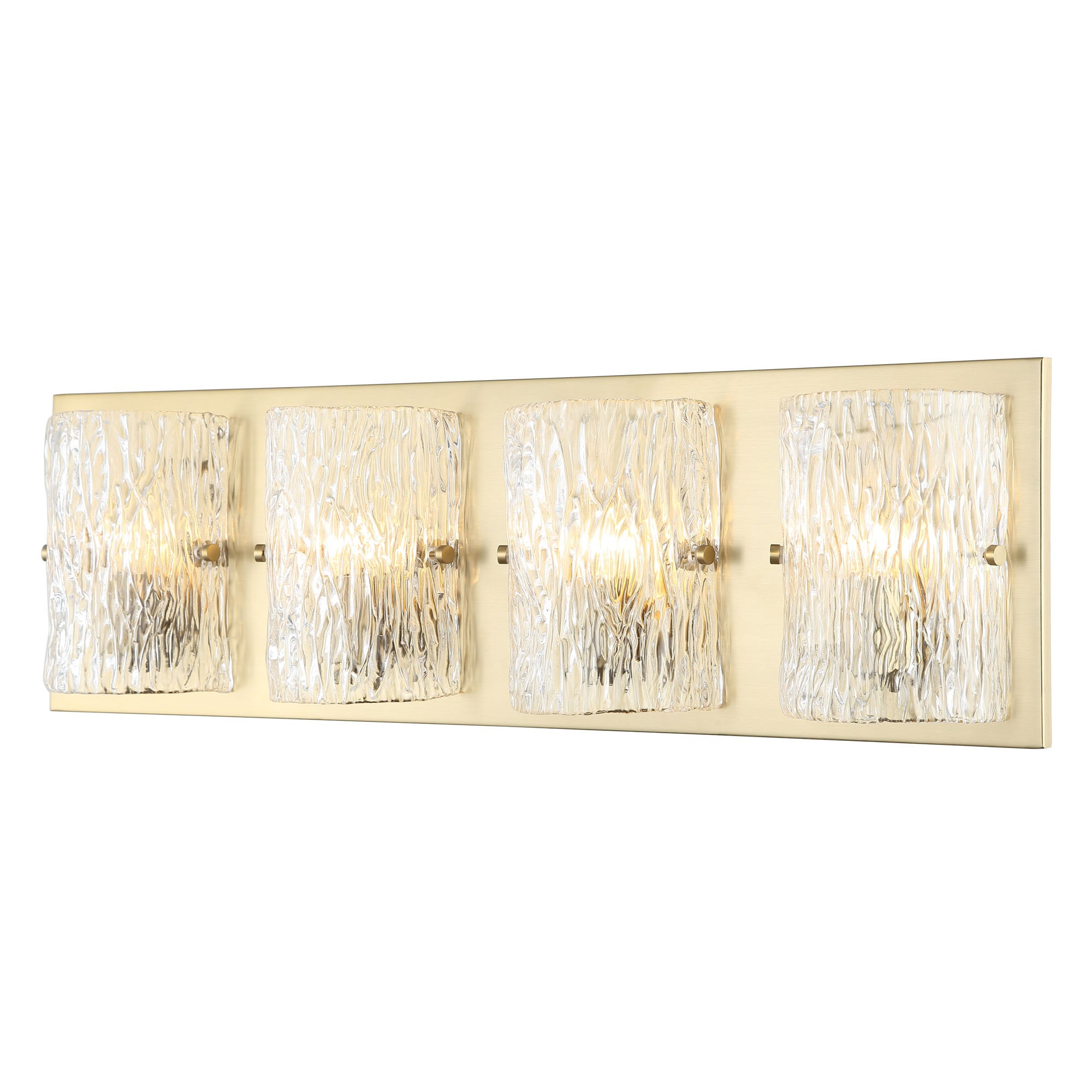 Morgan 4 Light Bath - Satin Brass